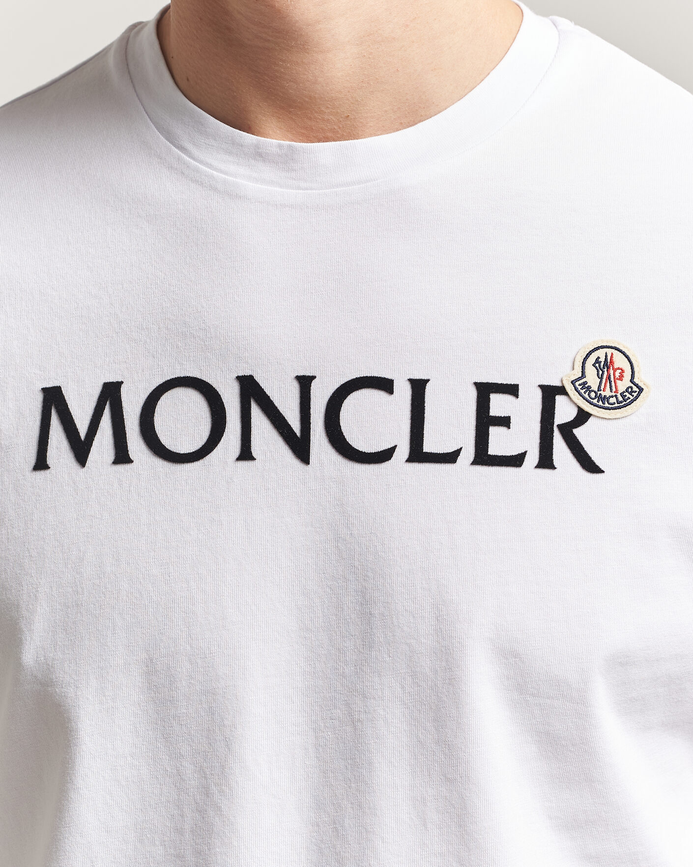 Herren | T-Shirts | Moncler | Lettering Logo T-Shirt White