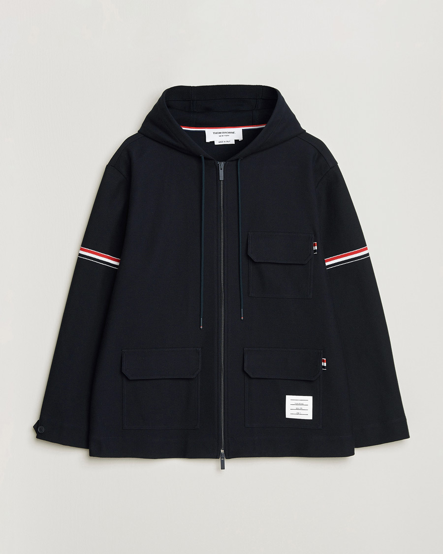 Herren | Jacken | Thom Browne | Tech Twill Field Jacket Navy
