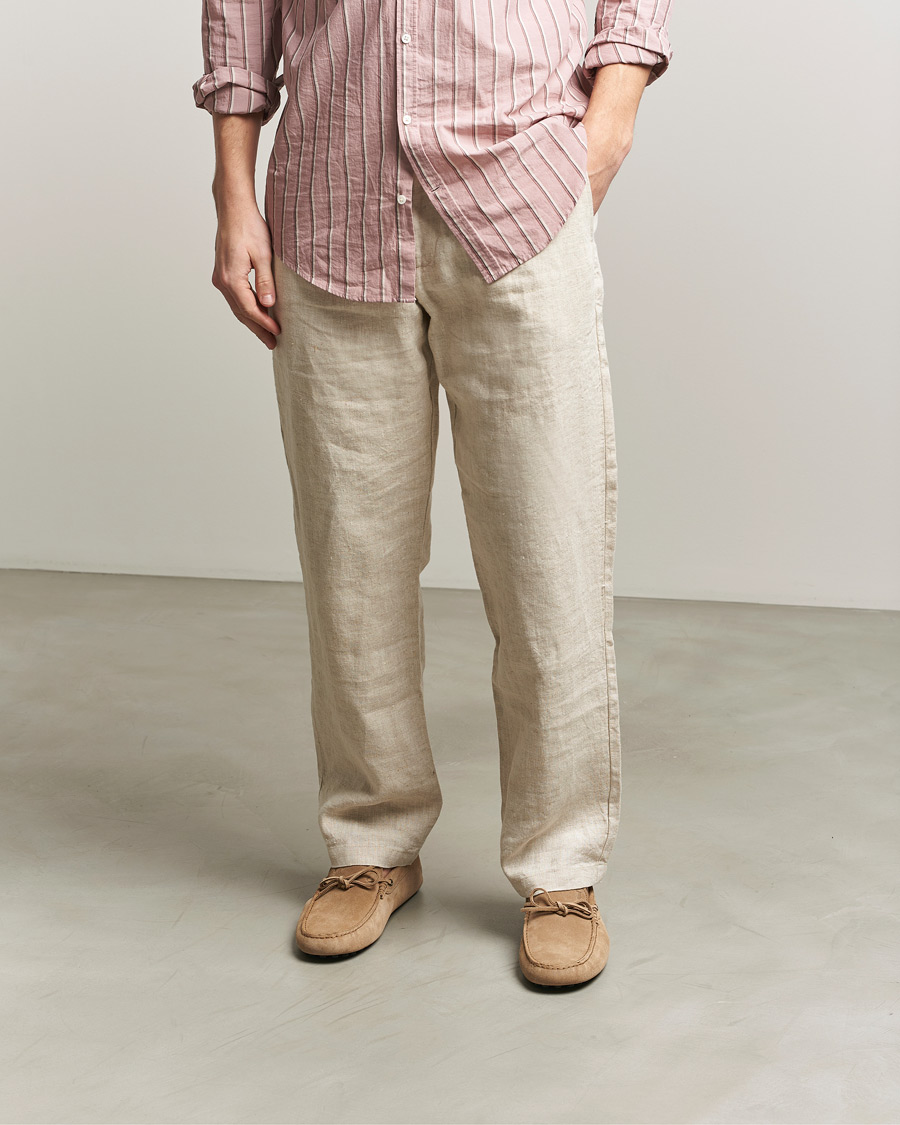 Herren | Mokassin | Tod's | Lacetto Gommino Carshoe Beige Suede