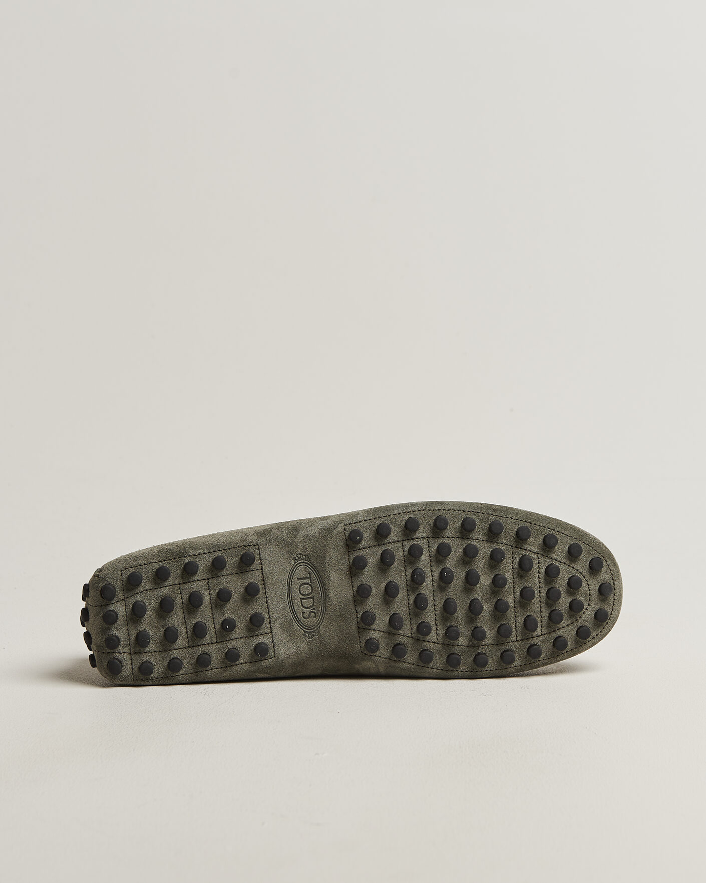 Herren | Mokassin | Tod's | Lacetto Gommino Carshoe Green Suede