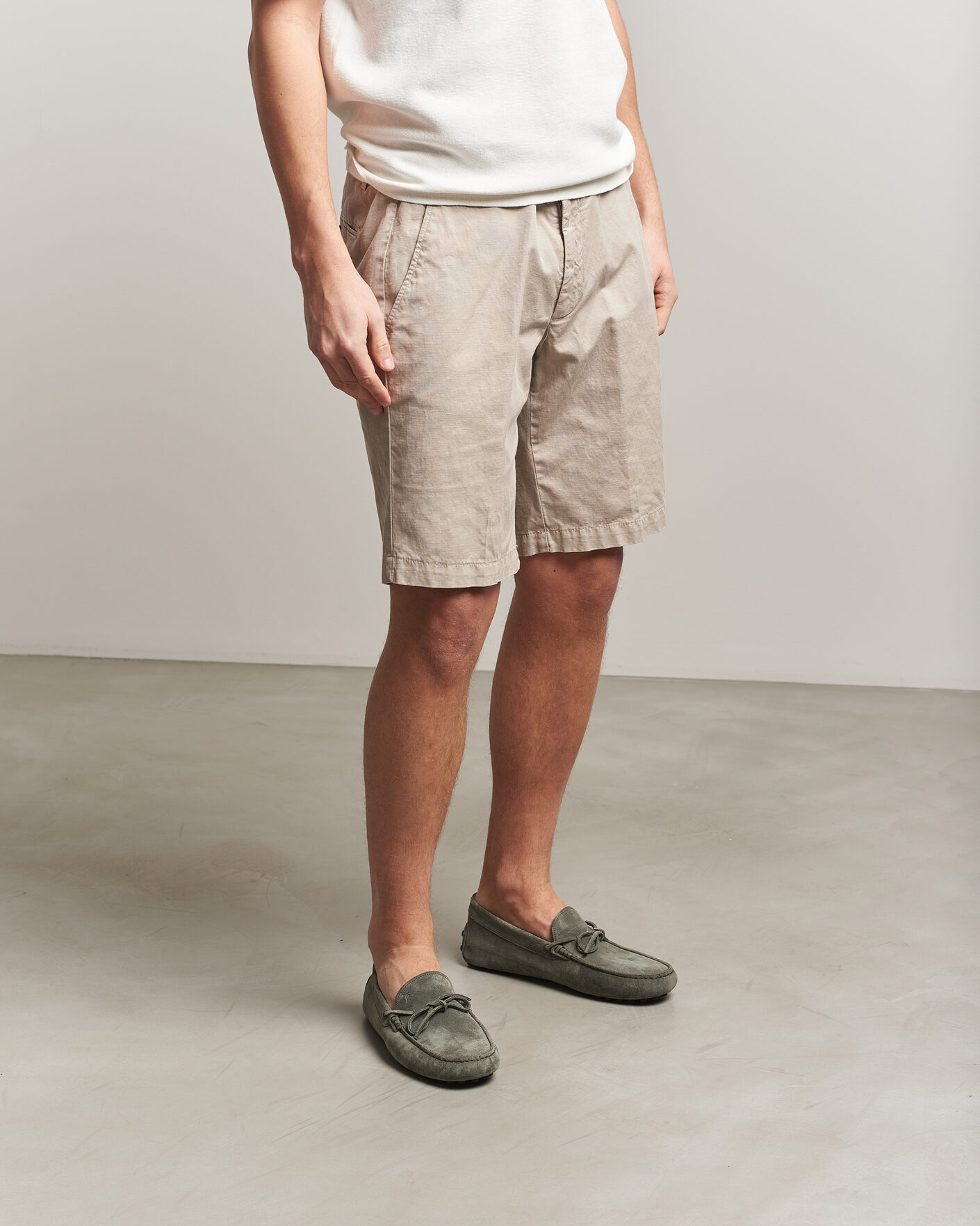 Herren | Mokassin | Tod's | Lacetto Gommino Carshoe Green Suede