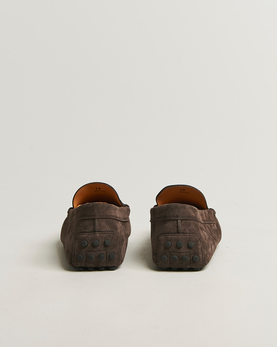 Herren | Mokassin | Tod's | Gommino Carshoe Dark Brown Suede