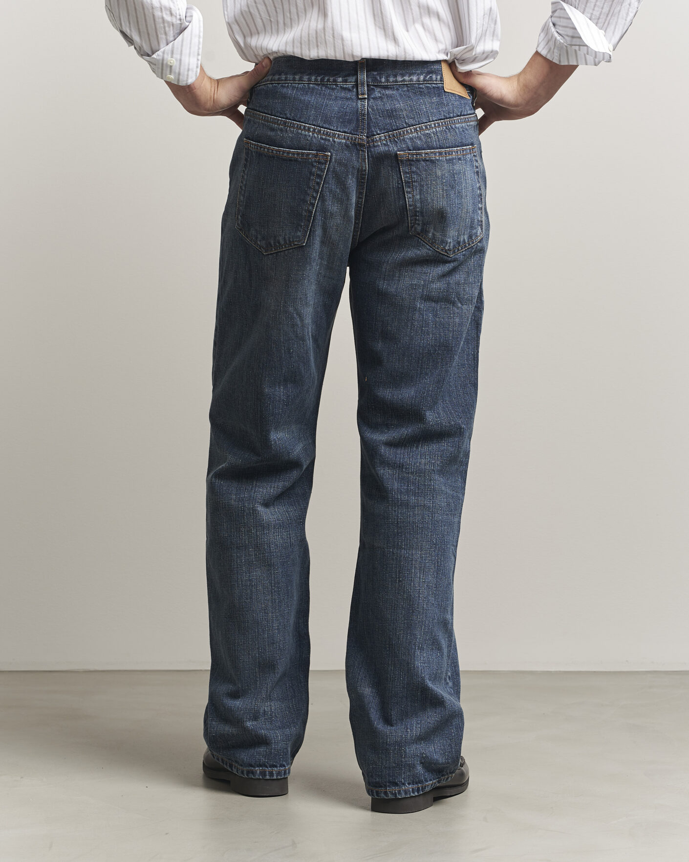Herren | Jeans | Jeanerica | VM009 Vega Jeans Dark Blue Righe