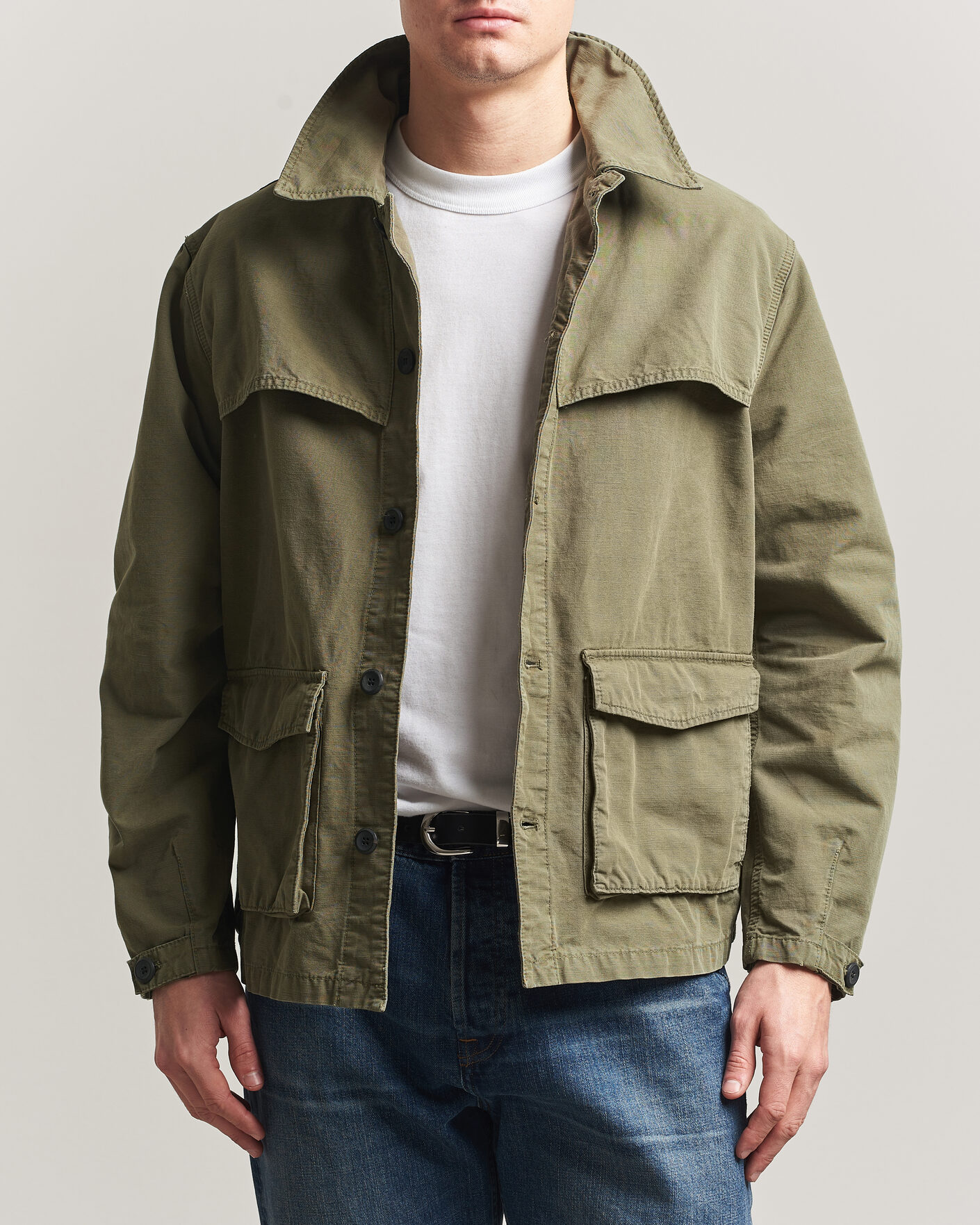 Herren | Jacken | Jeanerica | Wilde Shirt Jacket Green