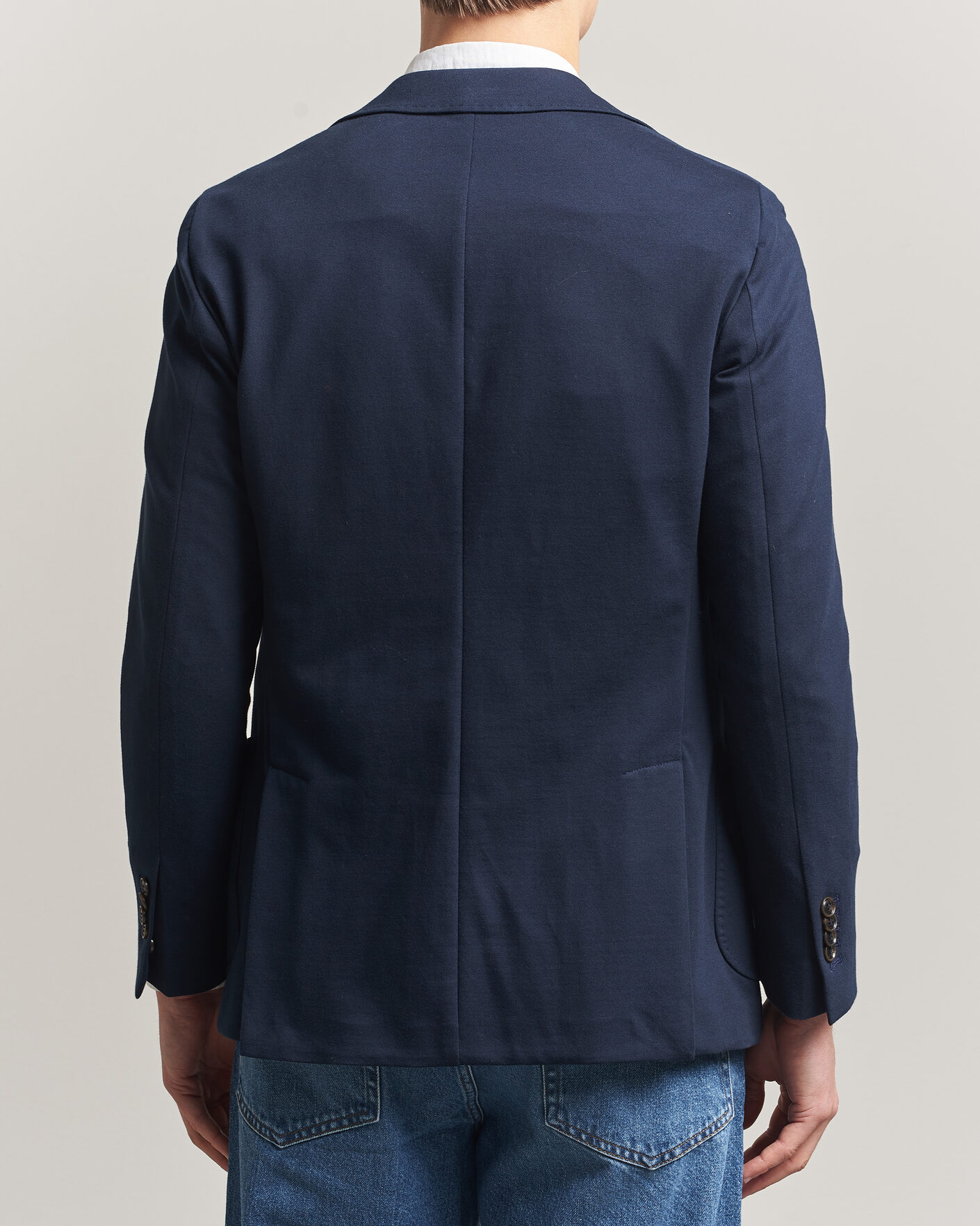 Herren | Sakkos | Morris | Cotton Jersey Blazer Navy