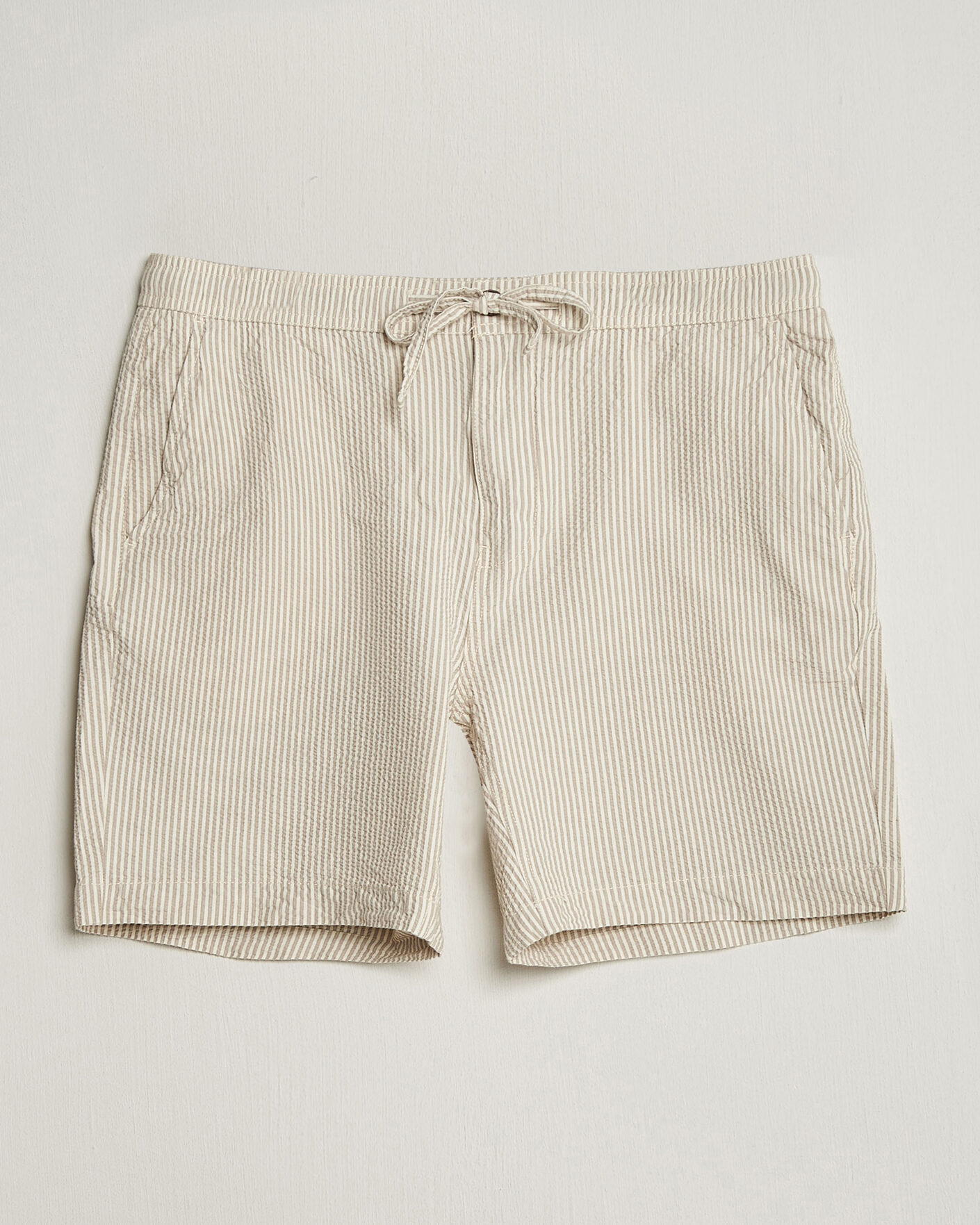 Herren | Shorts | Morris | Fenix Seersucker Shorts Khaki