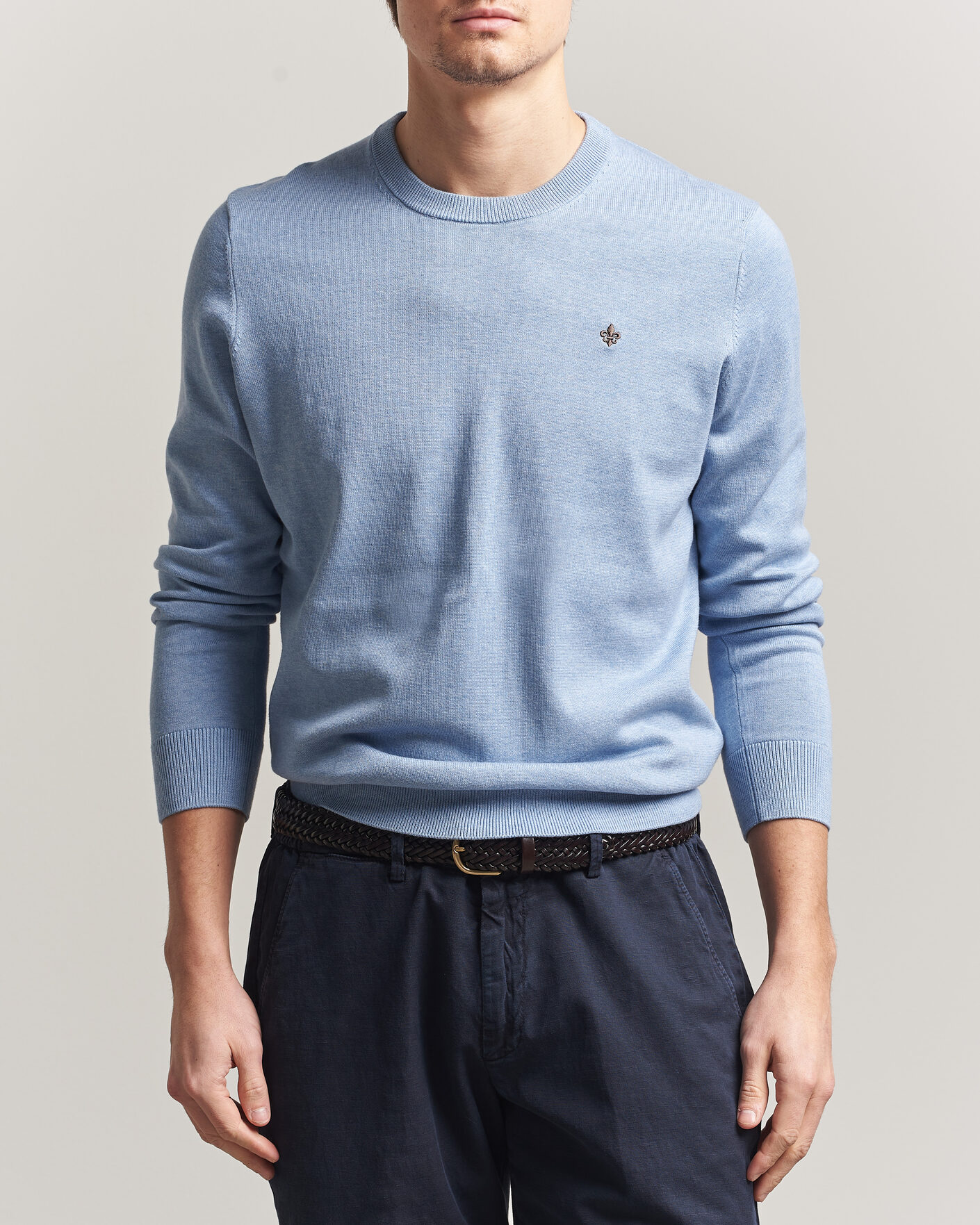 Herren | Pullover | Morris | Riley Oneck Light Blue