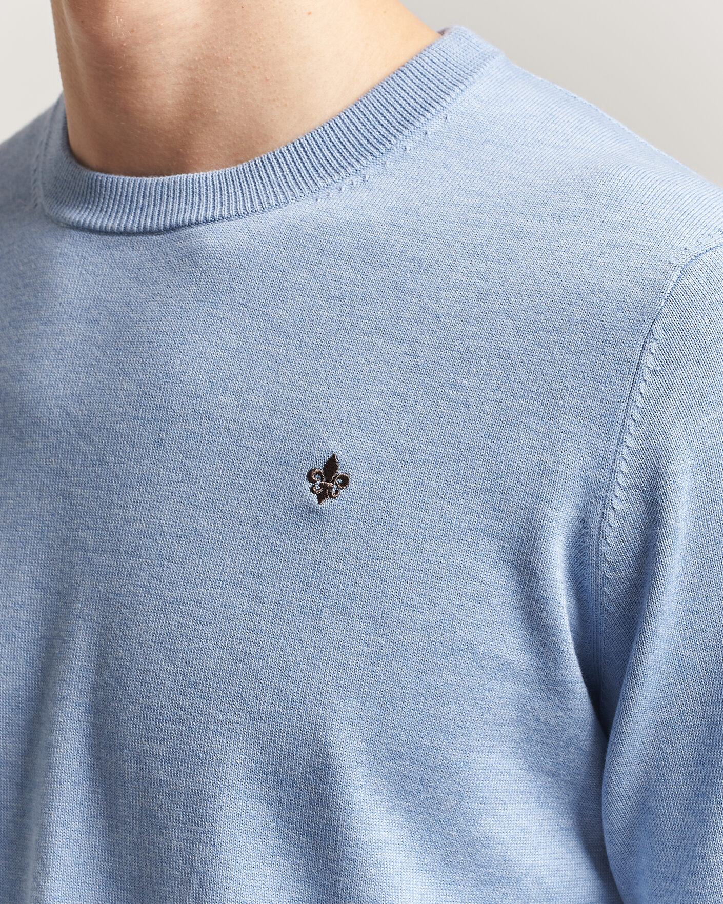Herren | Pullover | Morris | Riley Oneck Light Blue