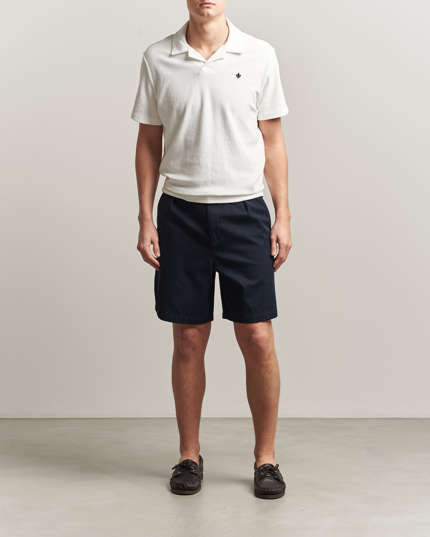 Herren | Poloshirts | Morris | Delon Terry Shirt Off White