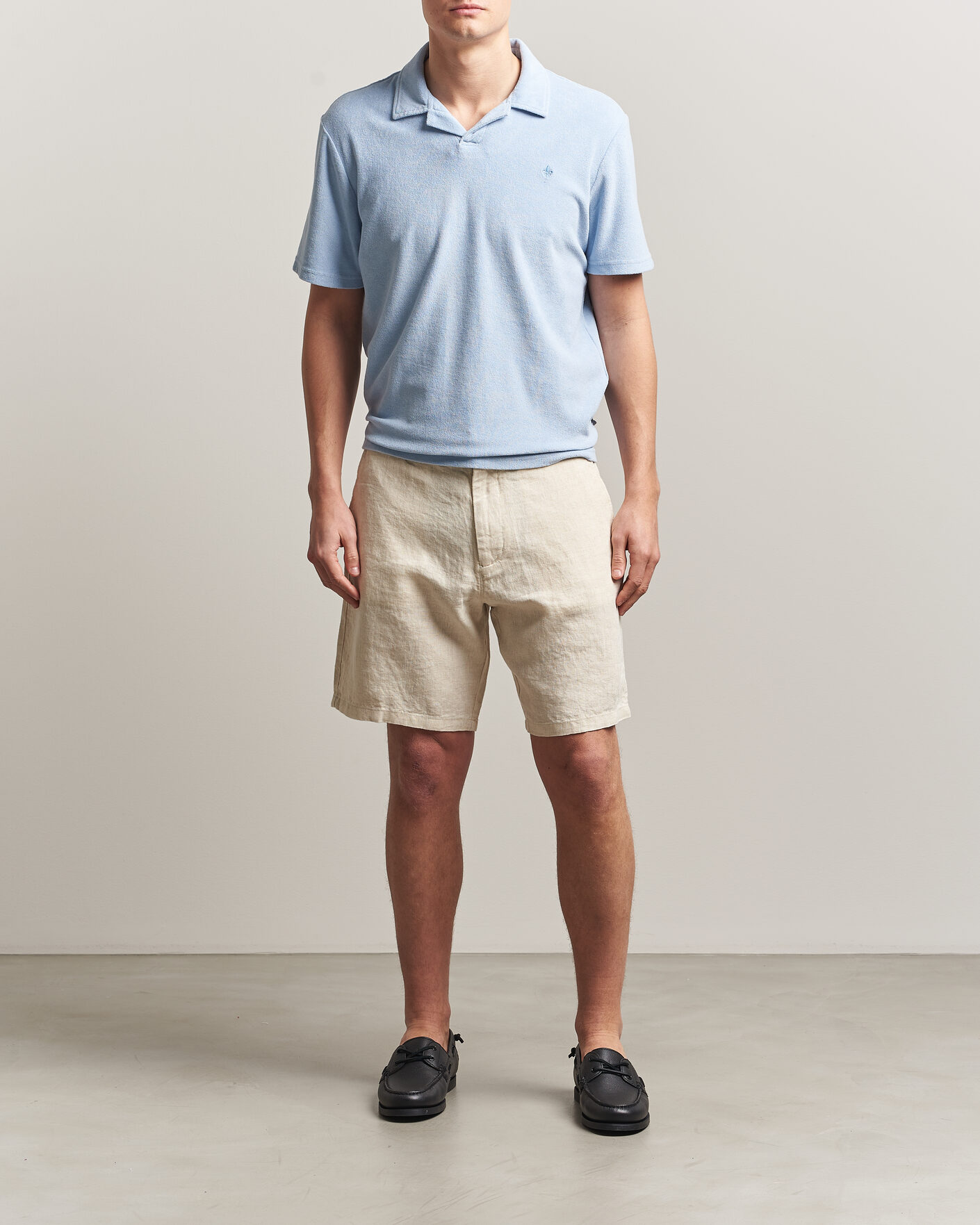 Herren | Poloshirts | Morris | Delon Terry Shirt Light Blue