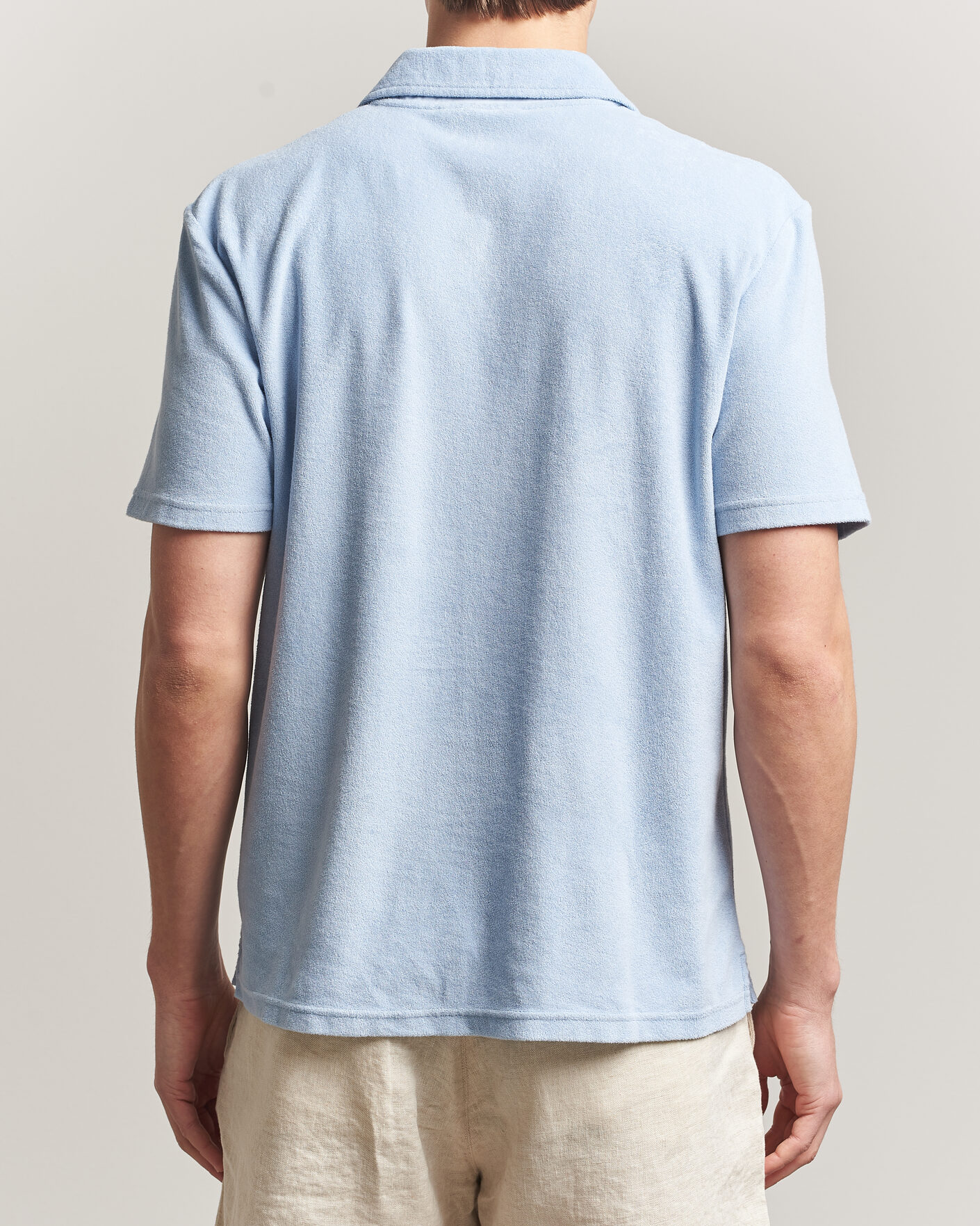 Herren | Poloshirts | Morris | Delon Terry Shirt Light Blue