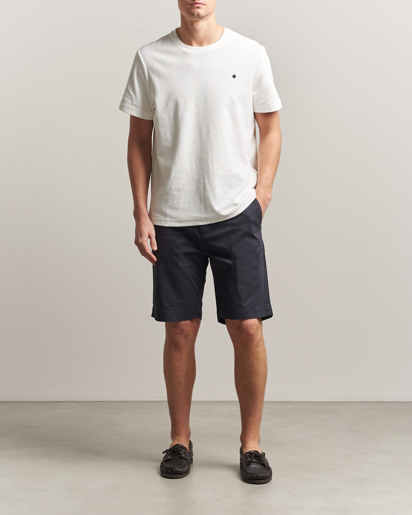 Herren | T-Shirts | Morris | Delon Terry Tee Off White