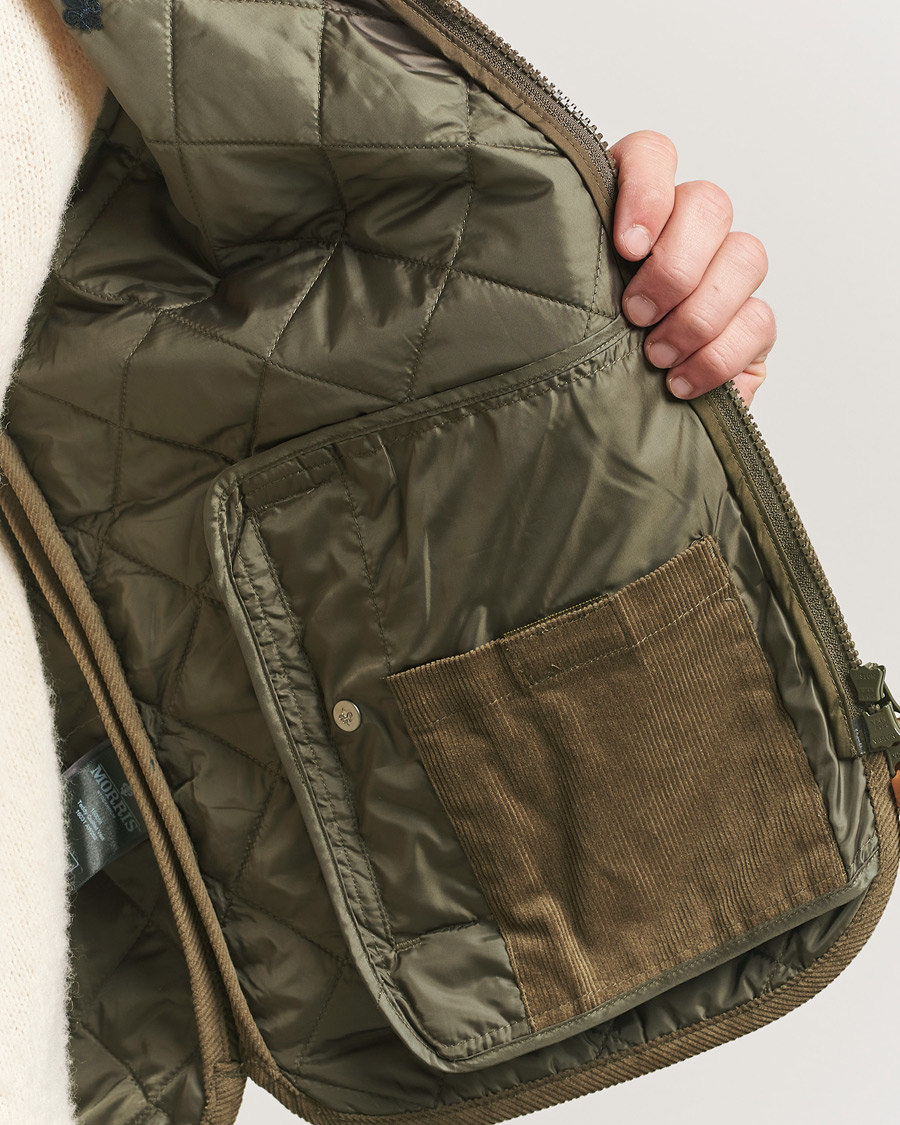 Herren | Westen | Morris | Teddy Quilted Vest Green