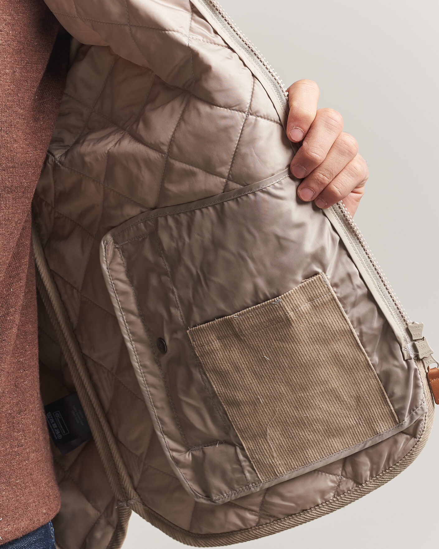 Herren | Westen | Morris | Teddy Quilted Vest Khaki