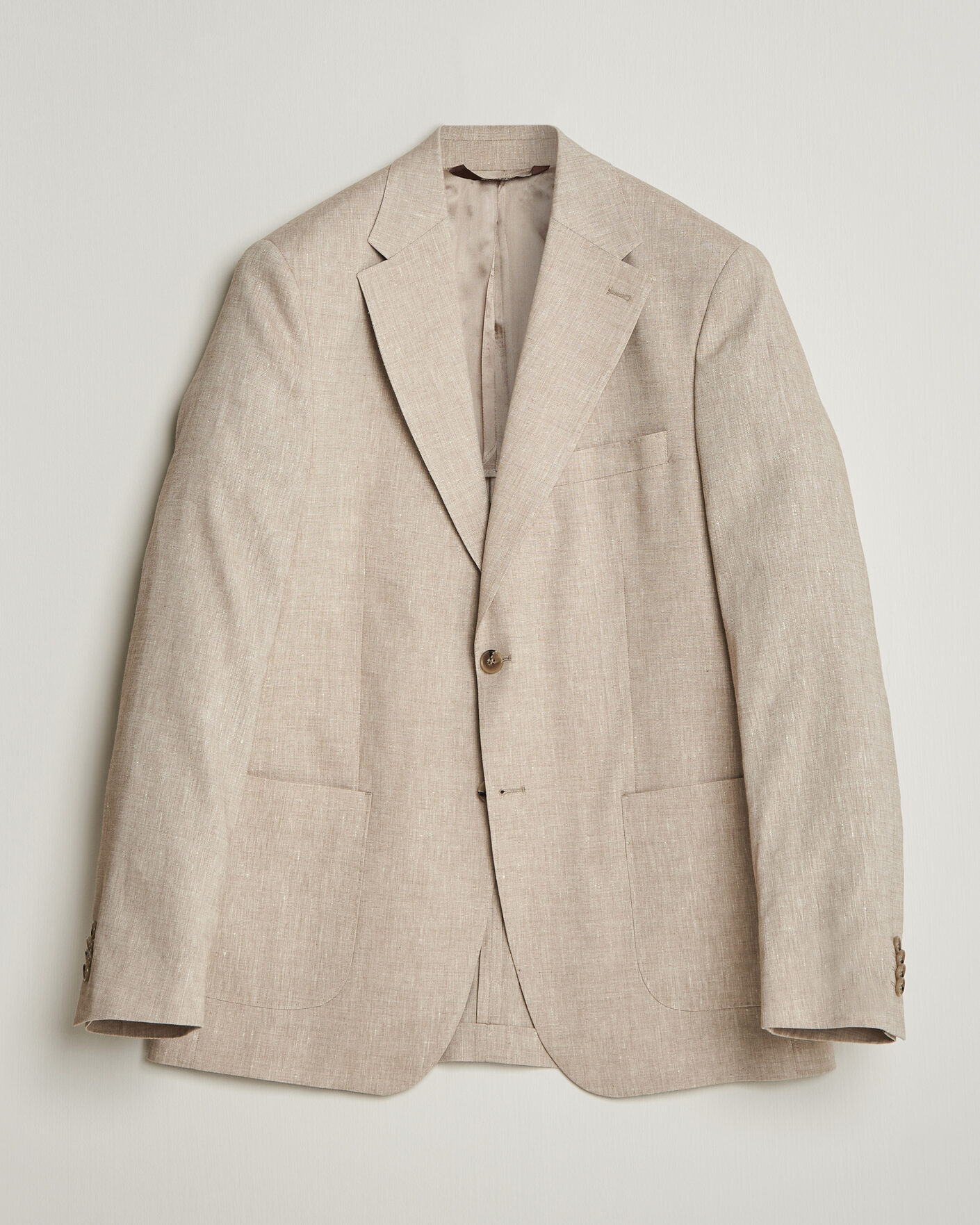 Herren | Sakkos | Morris | Linen Suit Blazer Khaki