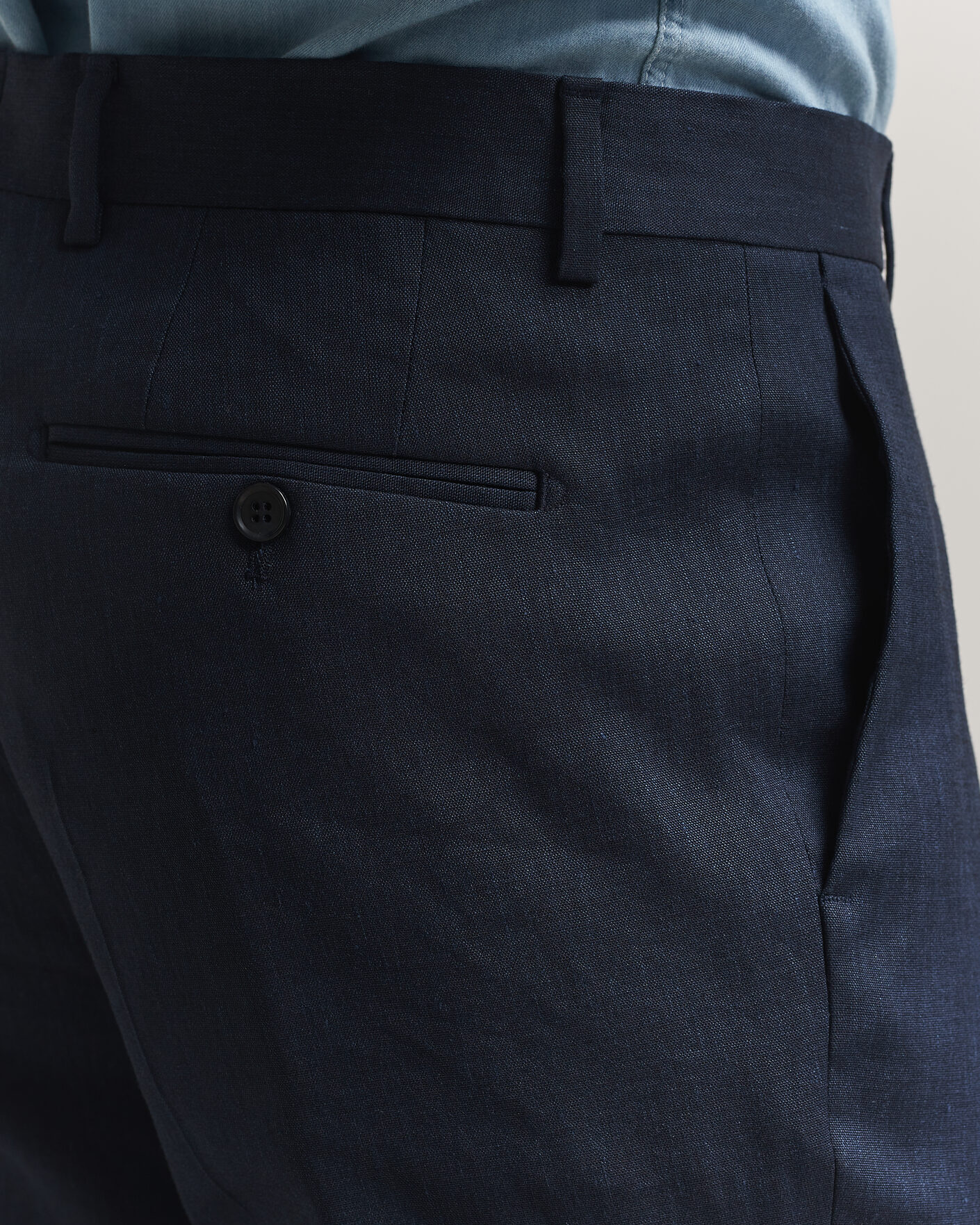 Herren | Hosen | Morris | Jack Linen Trousers Navy