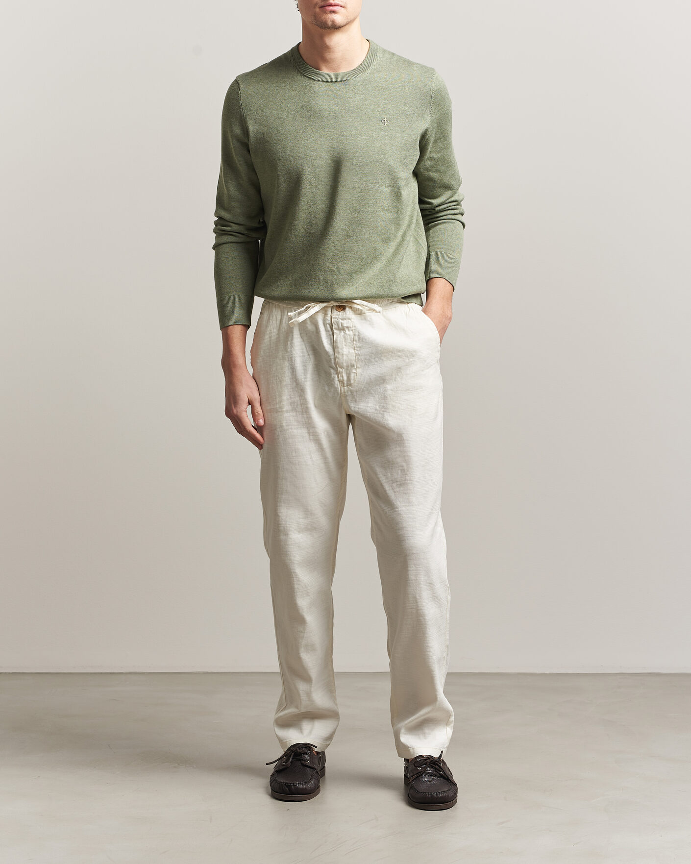 Herren | Hosen | Morris | Fenix Linen Trousers Off White