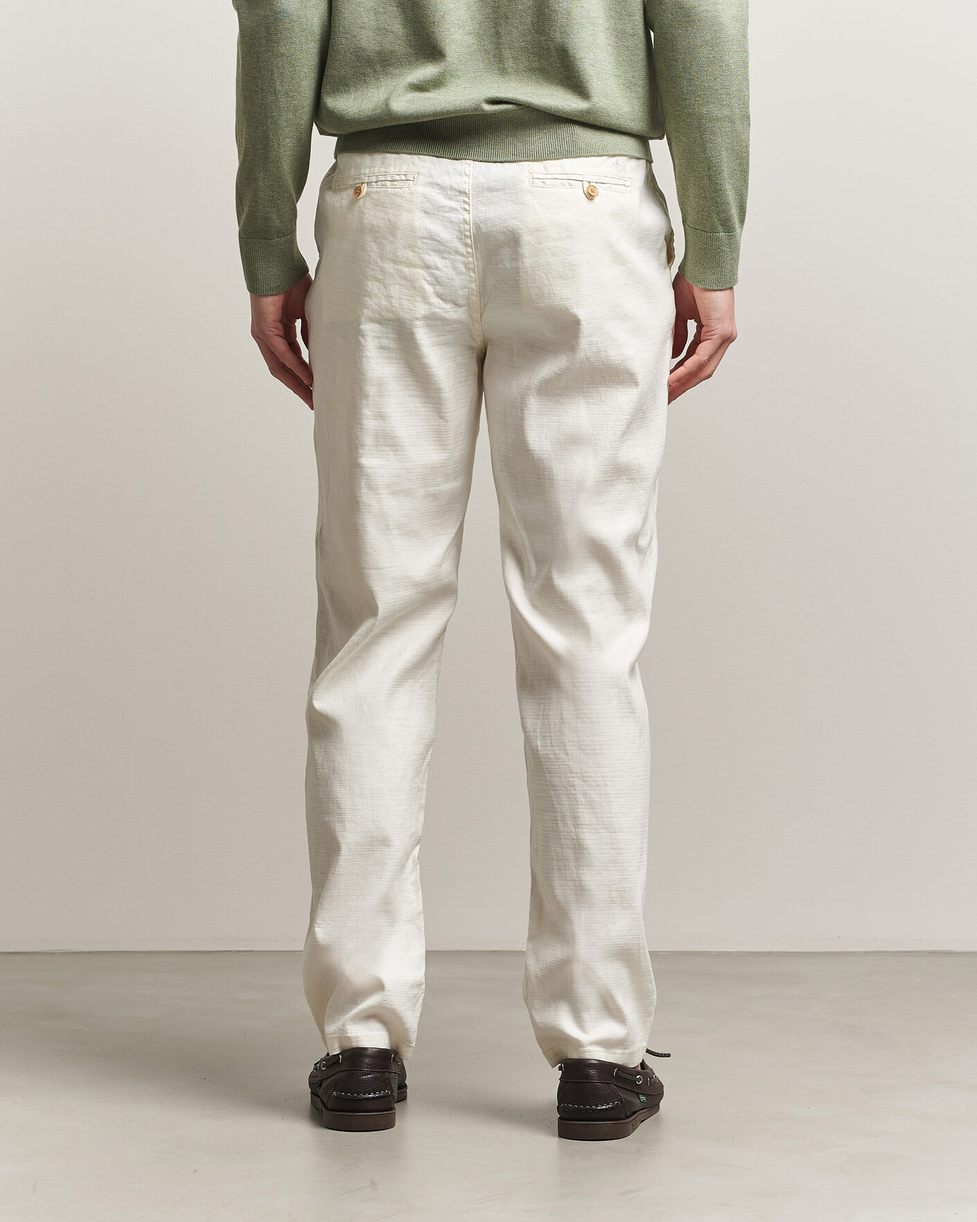 Herren | Hosen | Morris | Fenix Linen Trousers Off White