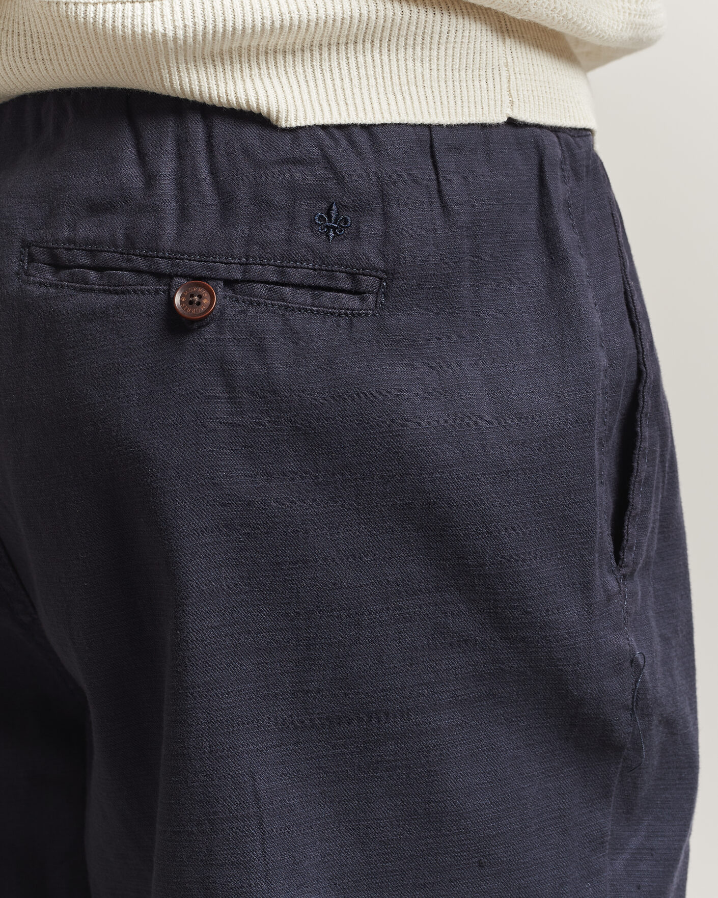 Herren | Hosen | Morris | Fenix Linen Trousers Navy