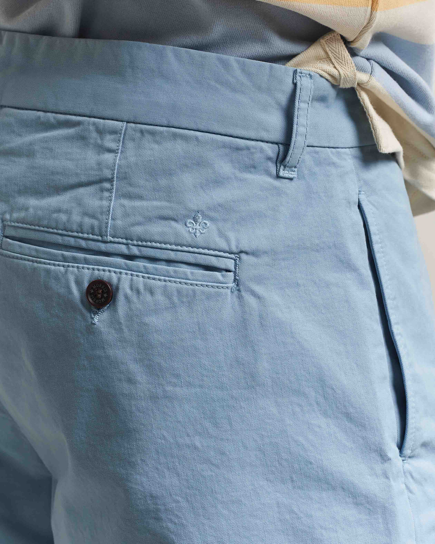 Herren | Shorts | Morris | Original Chinos Shorts Light Blue