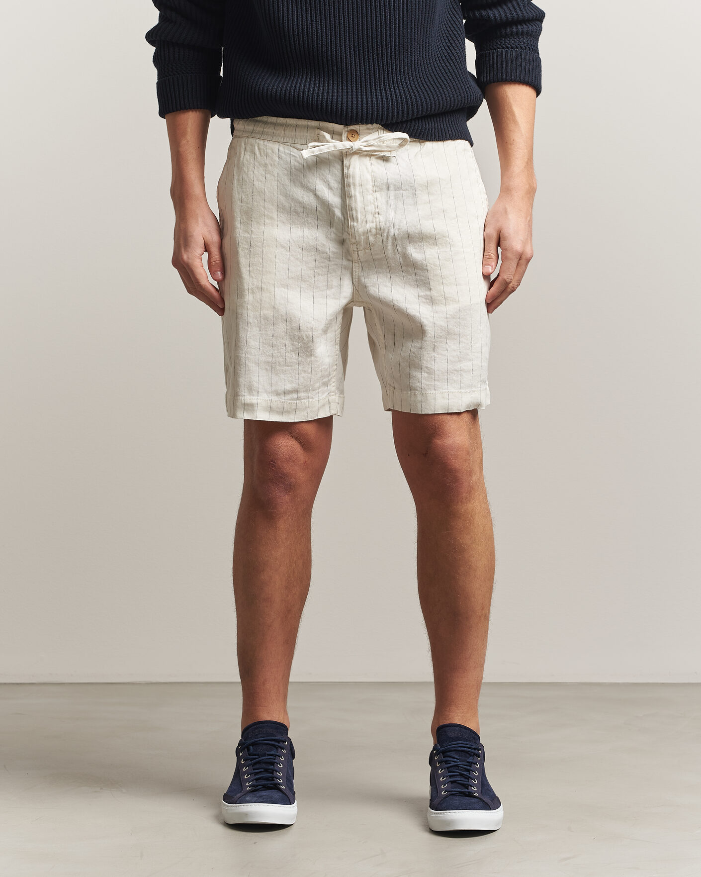 Herren | Shorts | Morris | Fenix Linen Shorts Beige