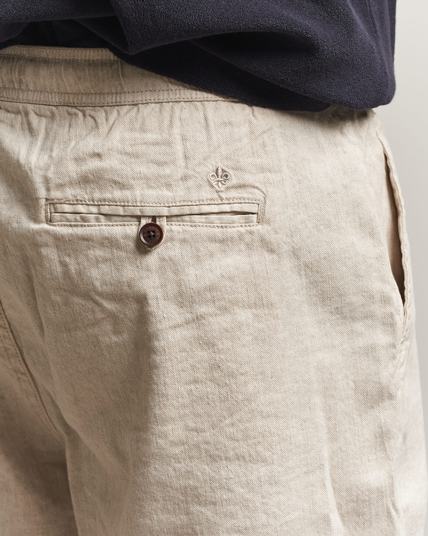 Herren | Shorts | Morris | Fenix Linen Shorts Khaki