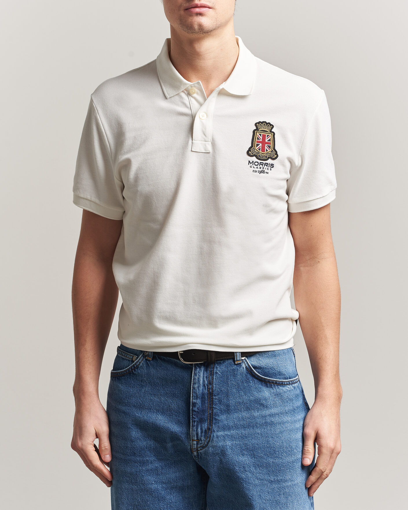 Herren | Poloshirts | Morris | Barton Pique Off White