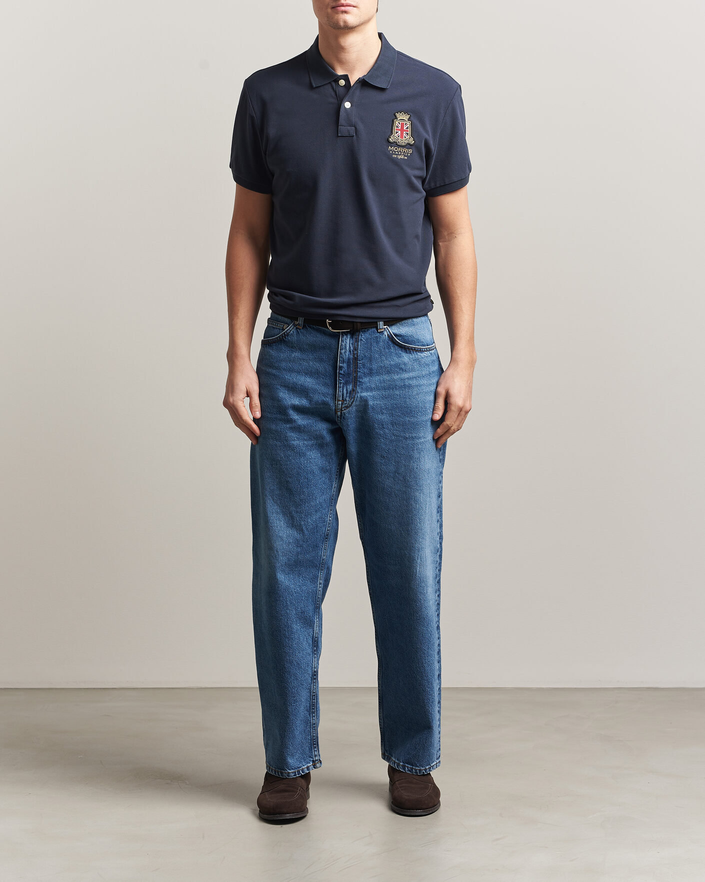 Herren | Poloshirts | Morris | Barton Pique Navy