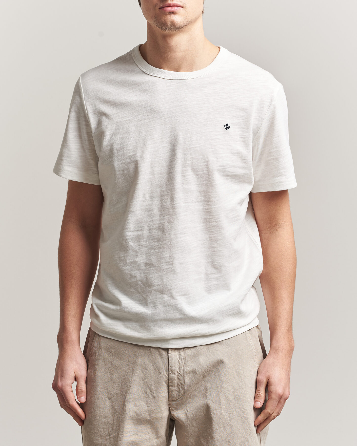 Herren | T-Shirts | Morris | Watson Slub T-Shirt Off White