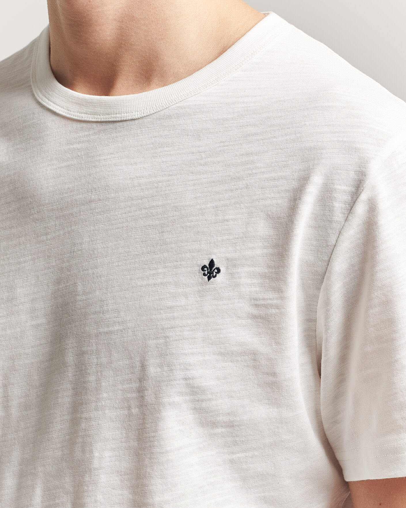 Herren | T-Shirts | Morris | Watson Slub T-Shirt Off White