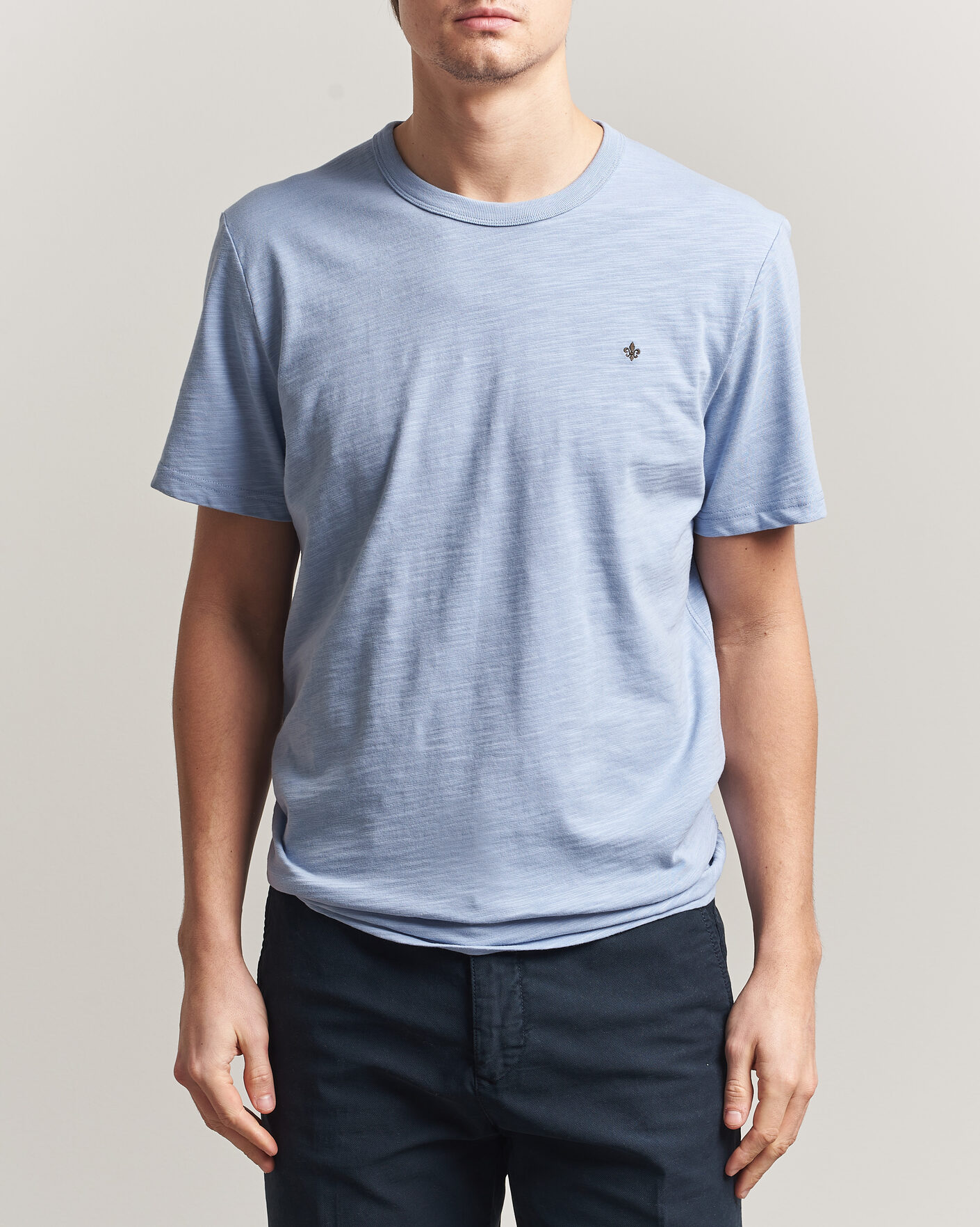 Herren | T-Shirts | Morris | Watson Slub T-Shirt Light Blue