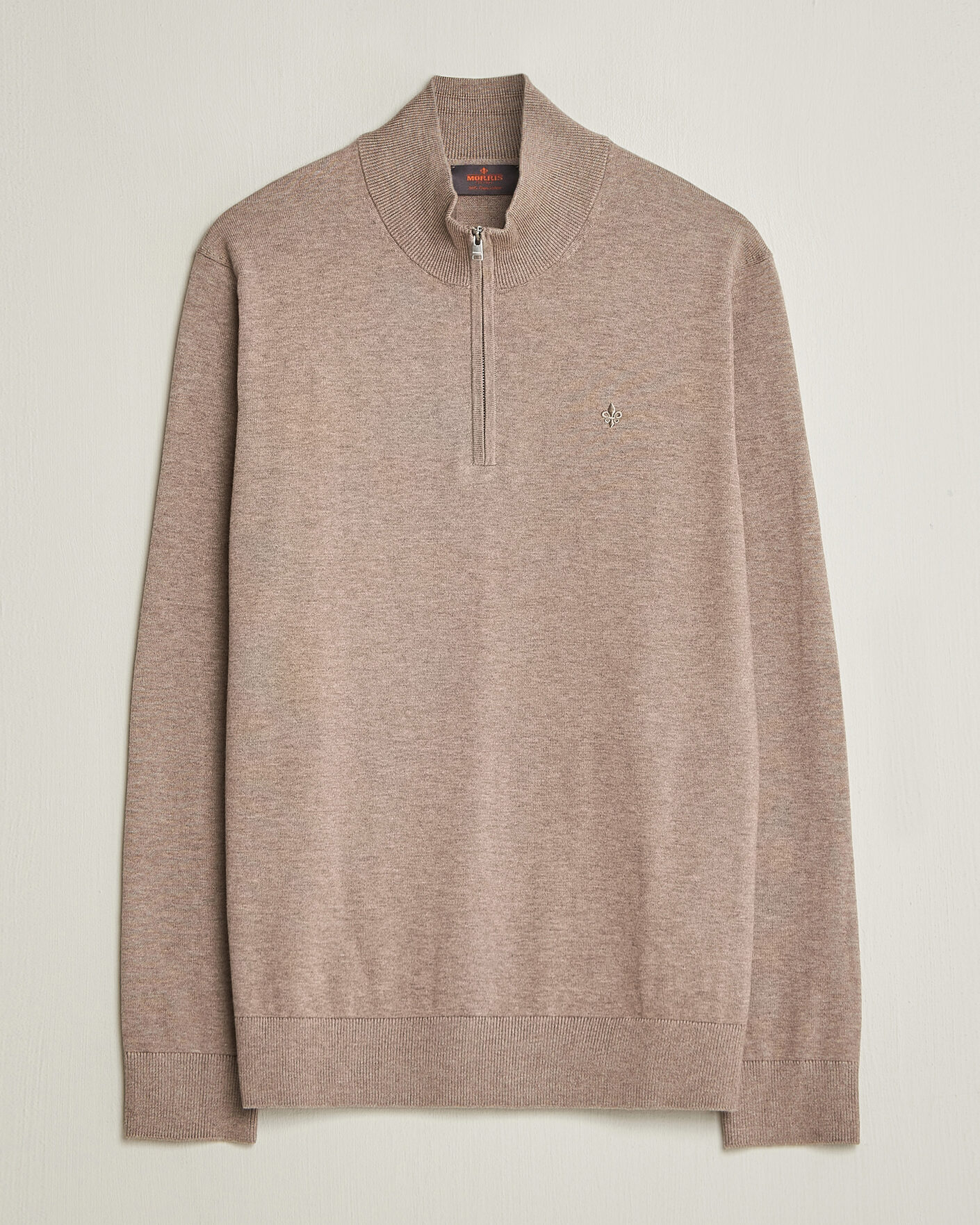 Herren | Pullover | Morris | Riley Half-Zip Brown