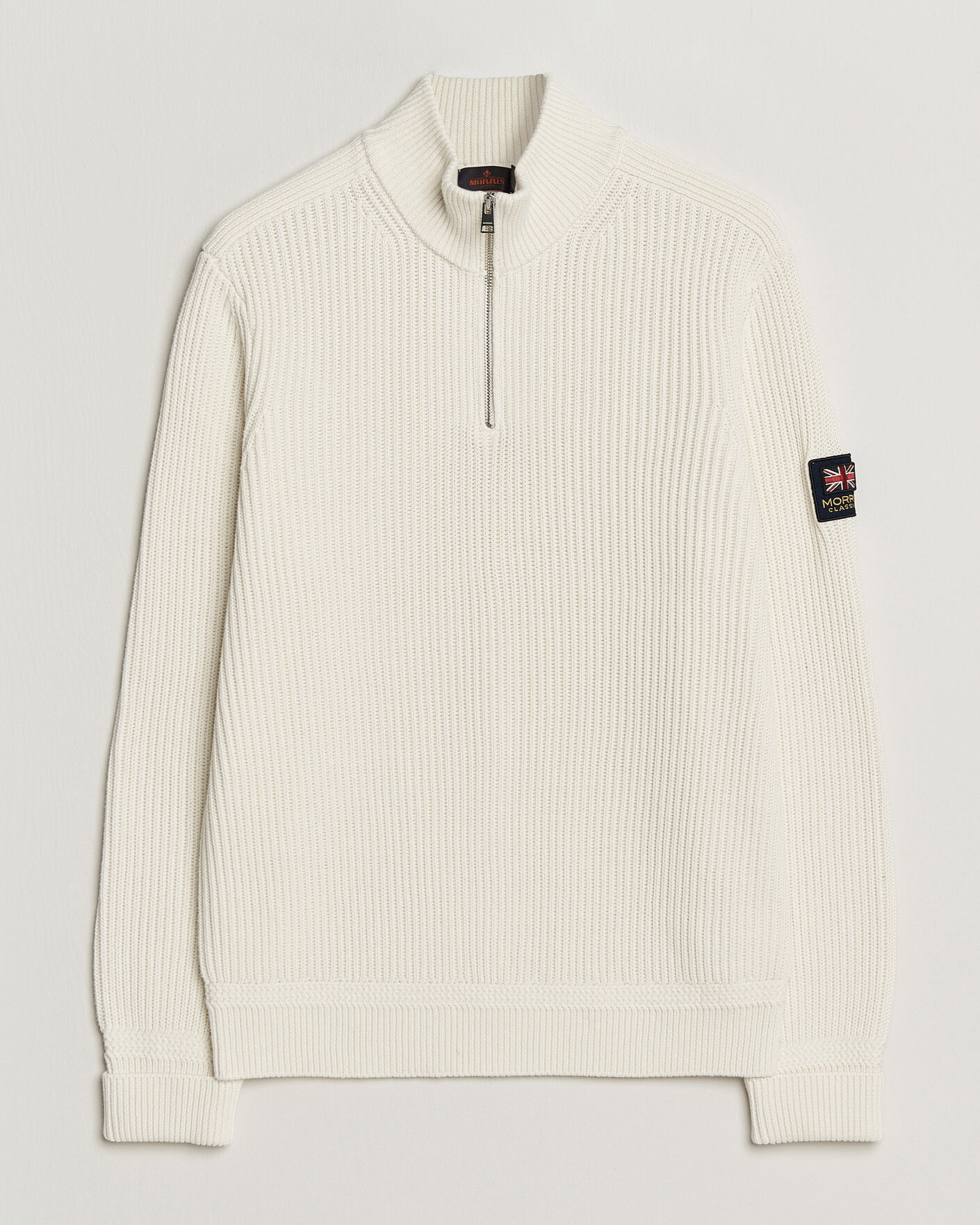 Herren | Pullover | Morris | Brenton Half-Zip Off White