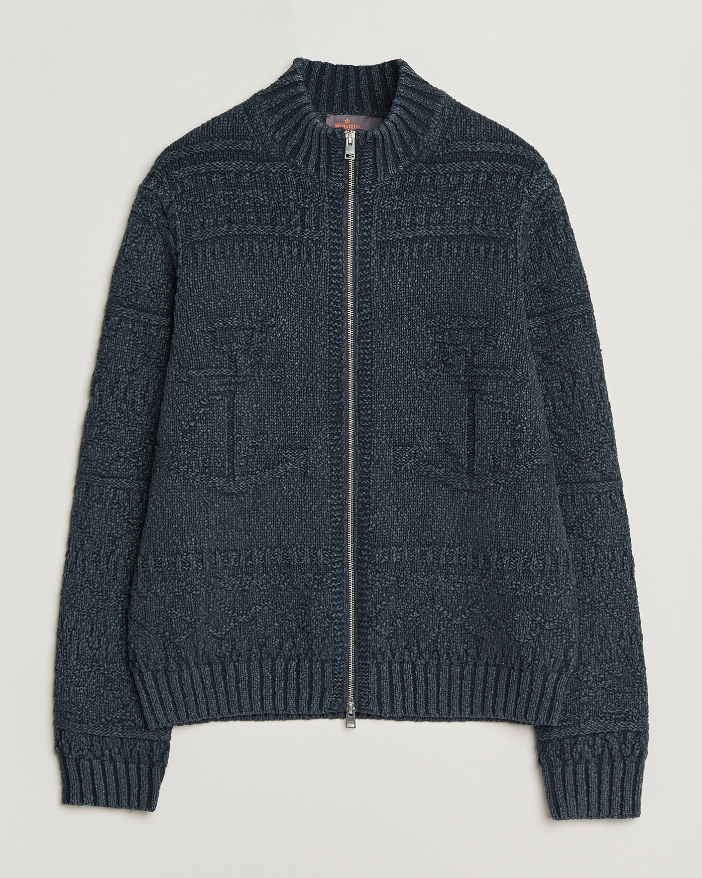 Herren | Pullover | Morris | Chatham Knitted Jacket Navy