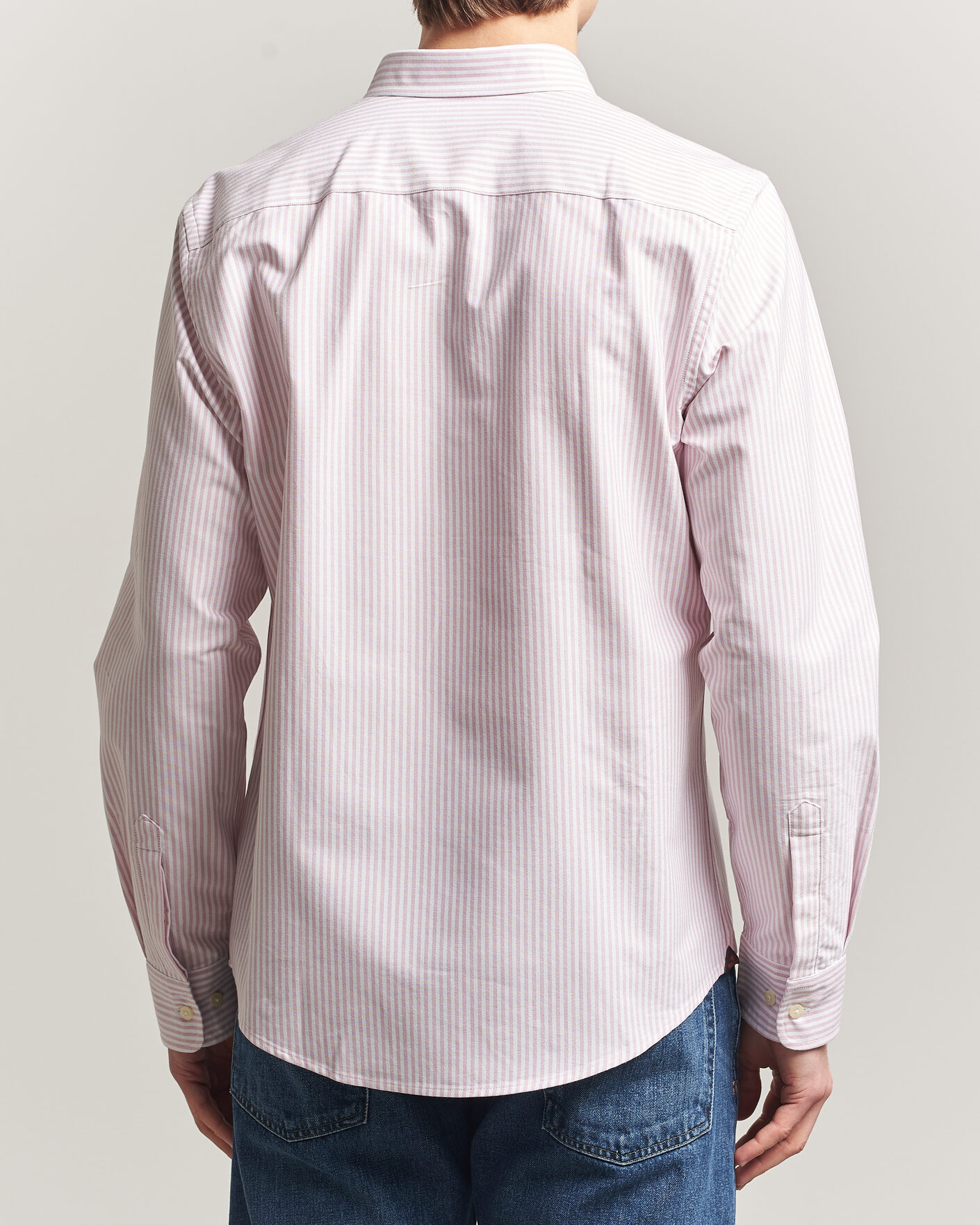 Herren | Hemden | Morris | Douglas Striped Oxford Shirt Pink