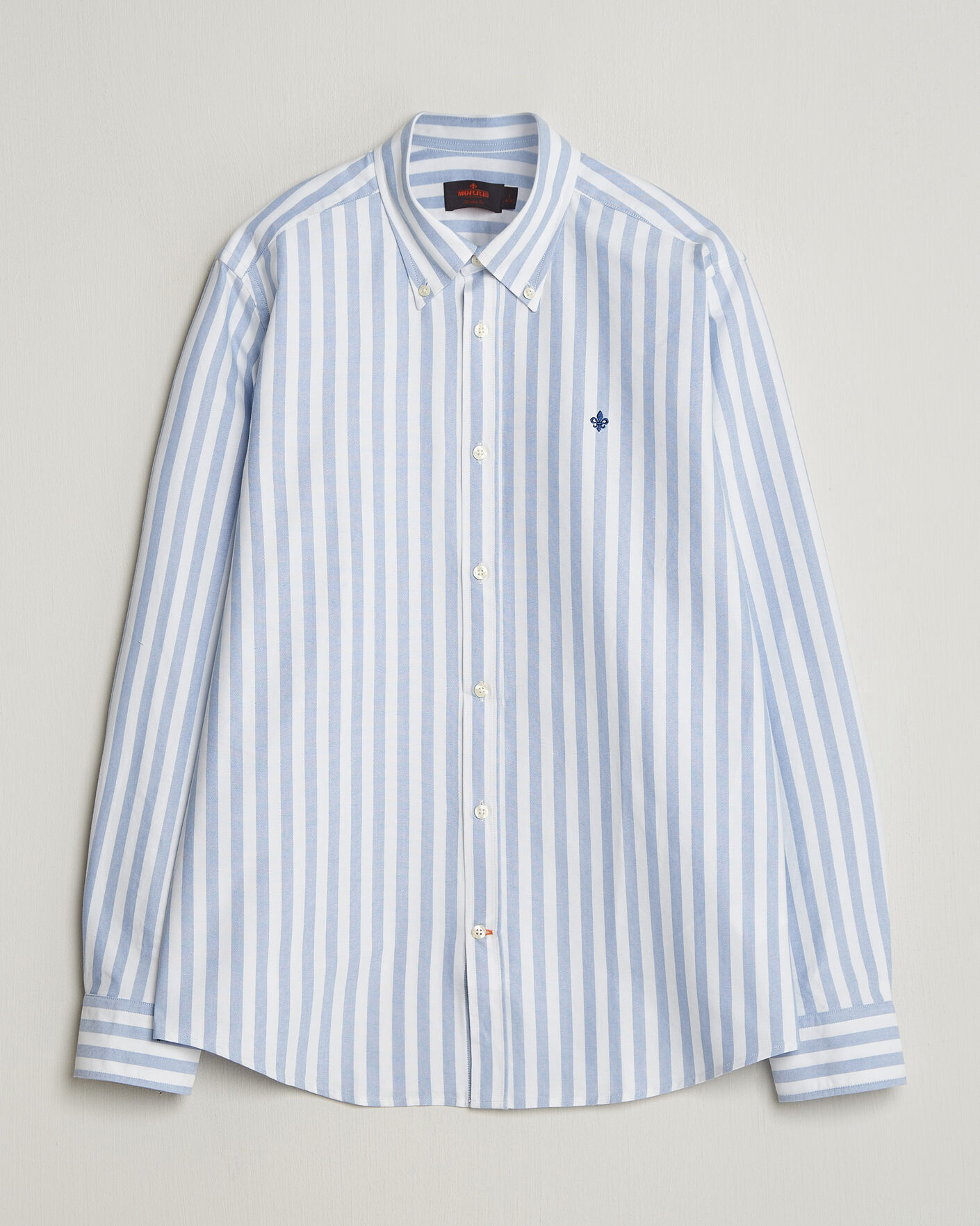 Herren | Hemden | Morris | Douglas Striped Oxford Shirt Light Blue