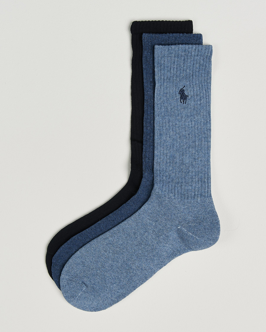 Herren | Unterwäsche | Polo Ralph Lauren | 3-Pack Crew Sock Denim