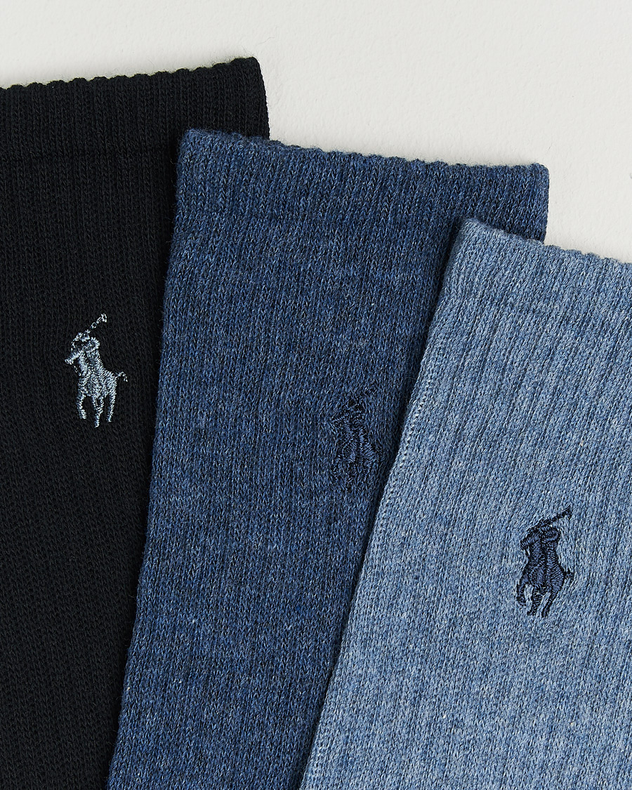 Herren | Unterwäsche | Polo Ralph Lauren | 3-Pack Crew Sock Denim