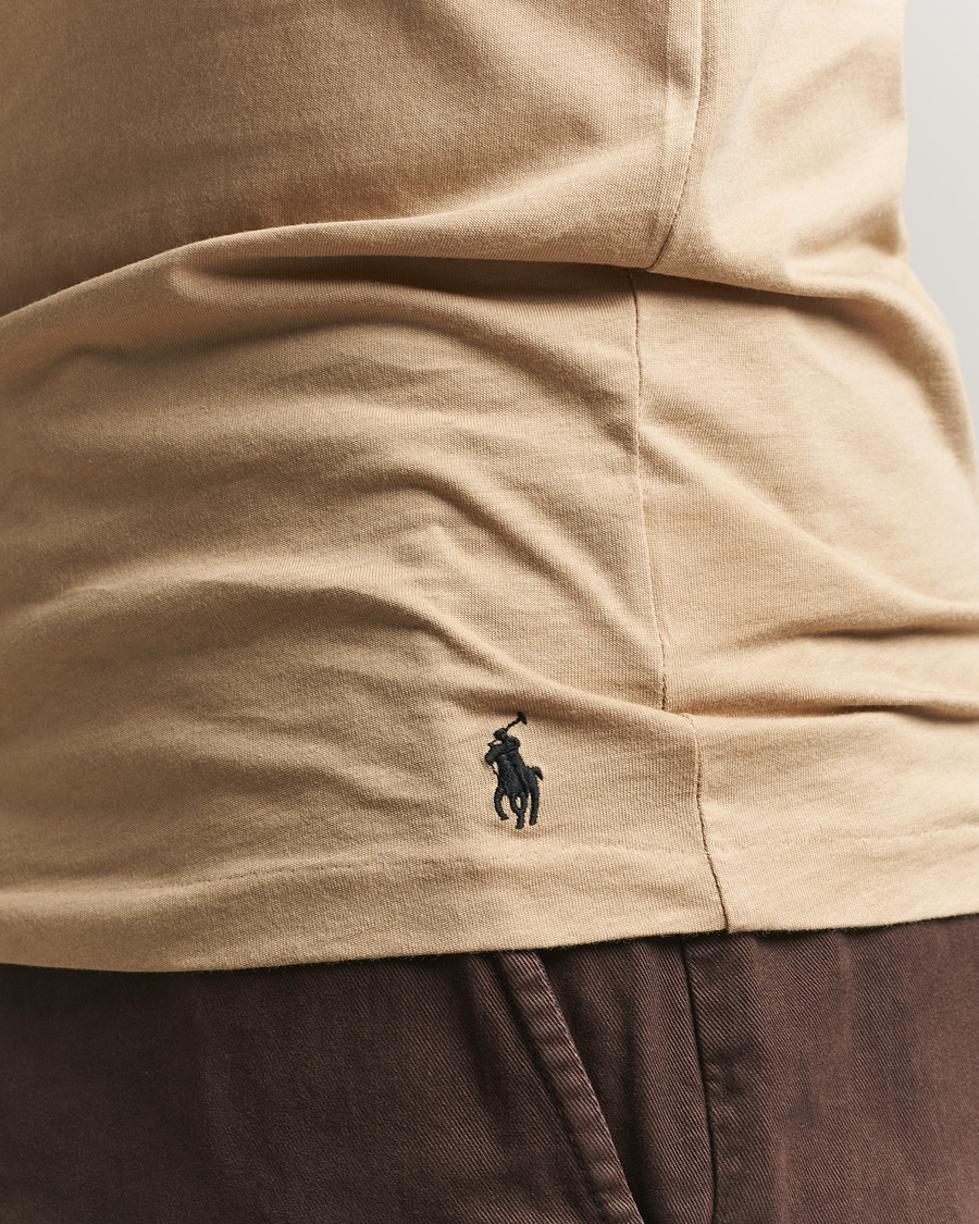 Herren | T-Shirts | Polo Ralph Lauren | 3-Pack Crew Neck T-Shirt Island/Khaki/Navy