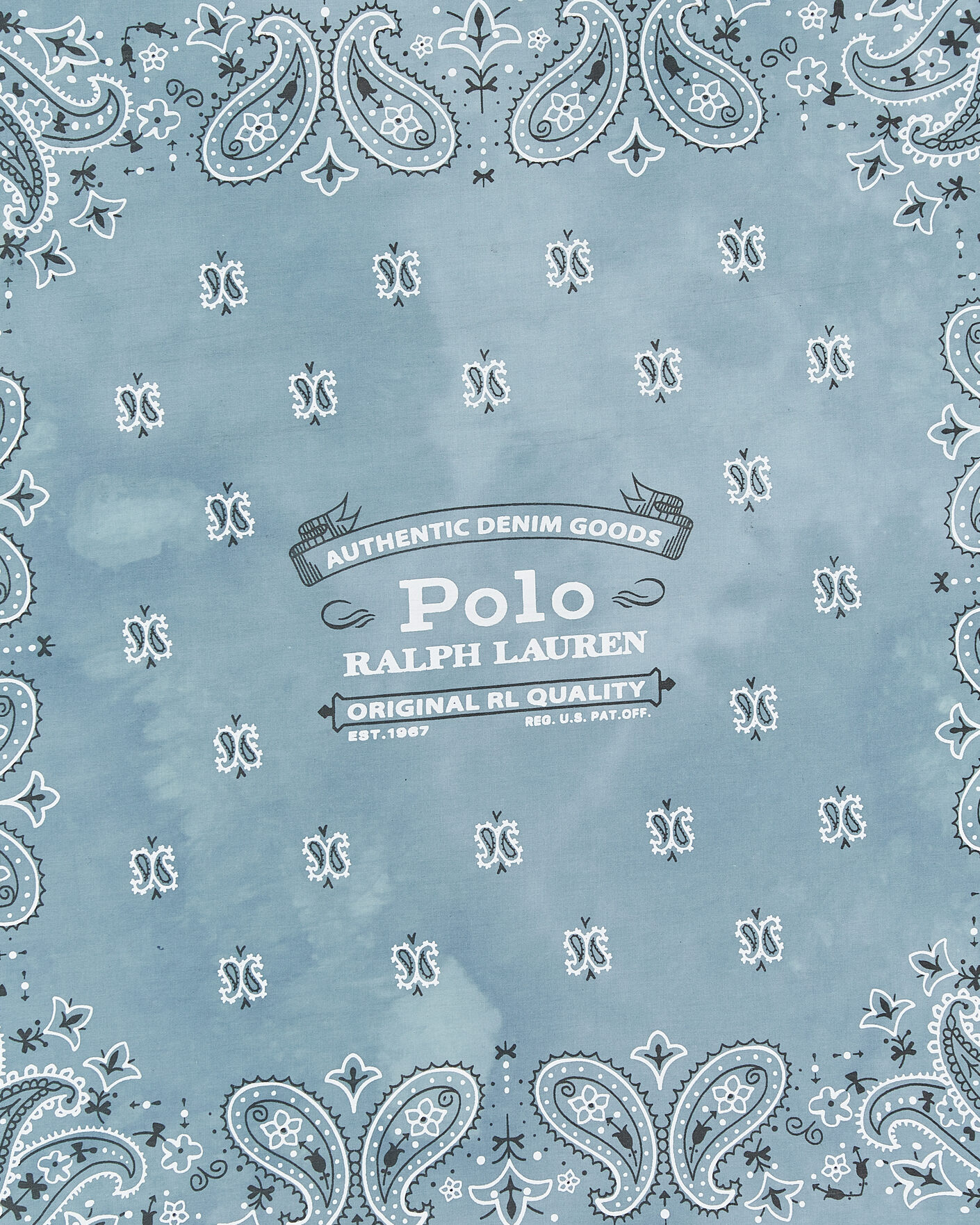 Herren | Tücher | Polo Ralph Lauren | Cotton Printed Bandana Vessle Blue