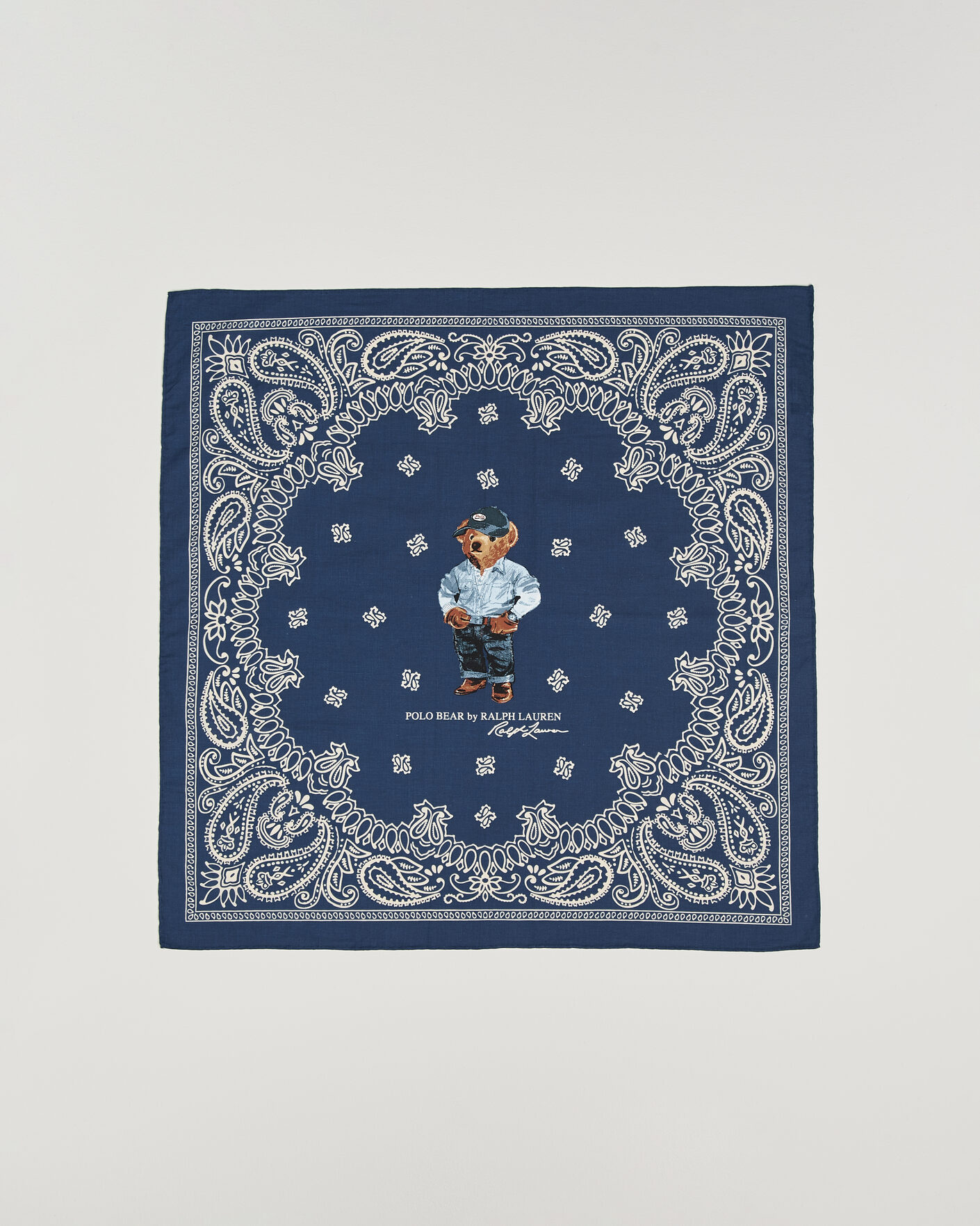 Herren | Tücher | Polo Ralph Lauren | Printed Bear Scarf Navy Multi