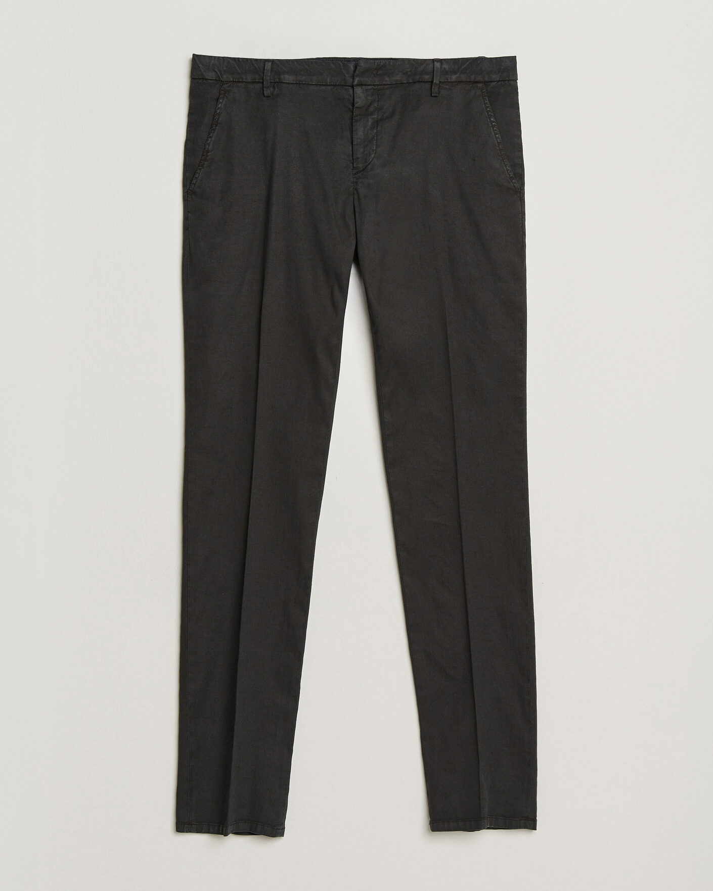 Herren | Hosen | Dondup | Spiritisimo Linen Stretch Chinos Black