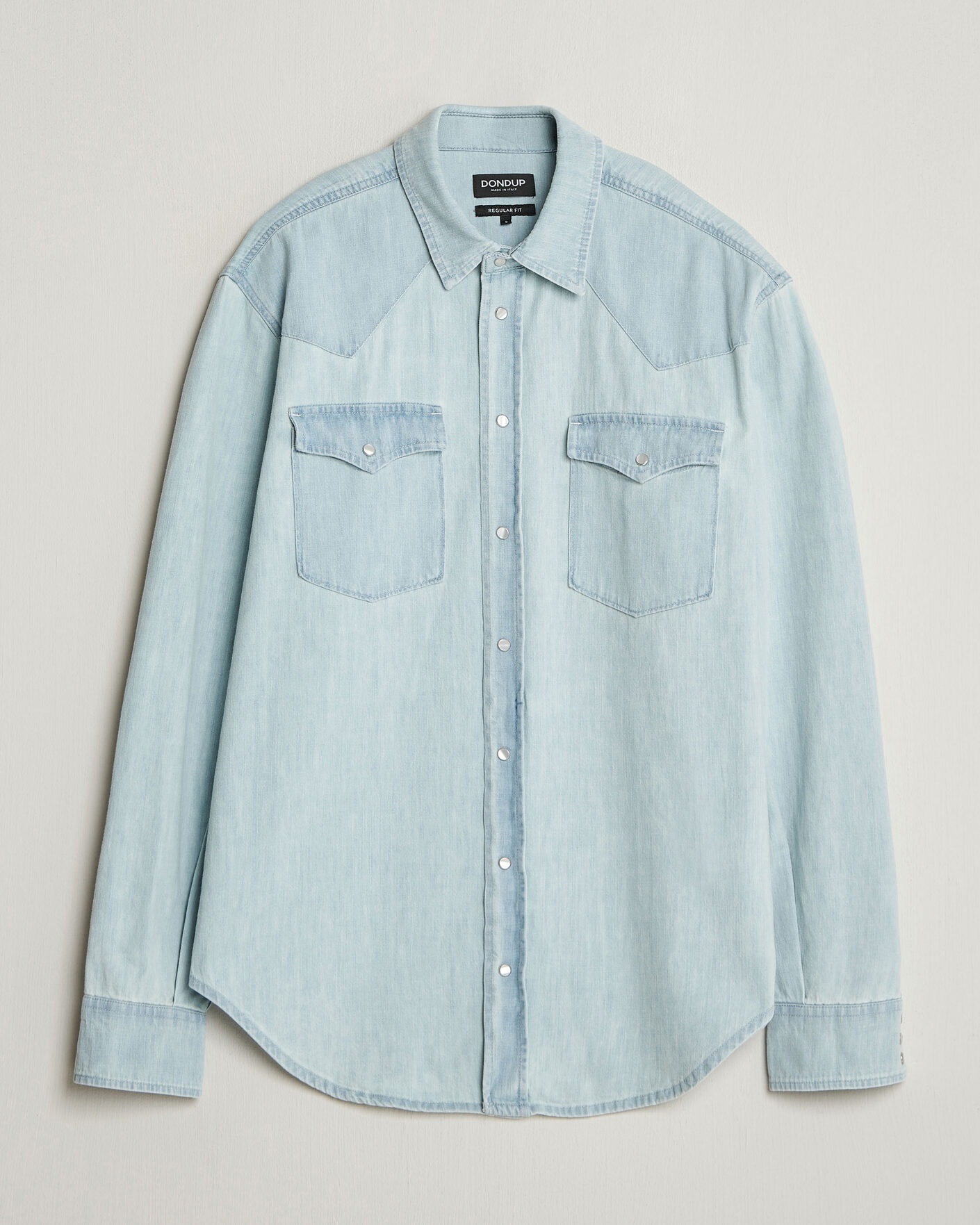 Herren | Hemden | Dondup | Regular Fit Denim Shirt Light Blue