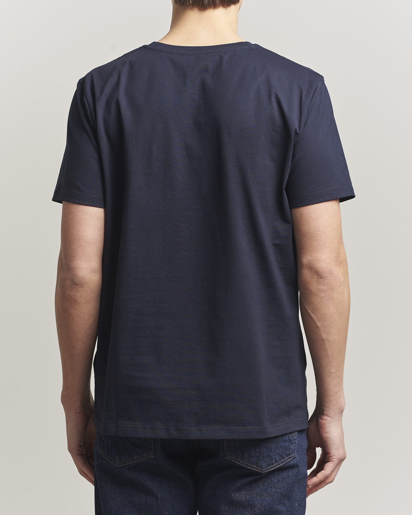 Herren | T-Shirts | Dondup | Logo Crew Neck T-Shirt Navy
