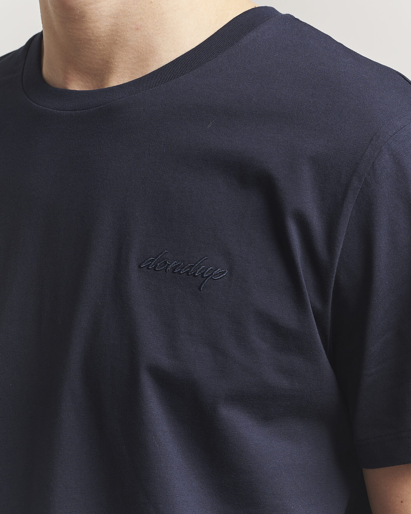 Herren | T-Shirts | Dondup | Logo Crew Neck T-Shirt Navy