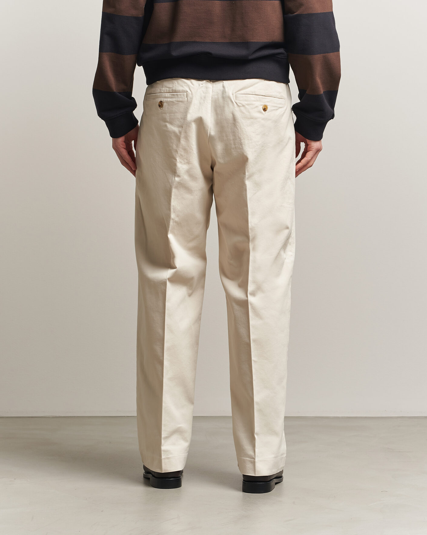 Herren | Hosen | NN07 | Kay Cotton Pleated Trousers Ivory