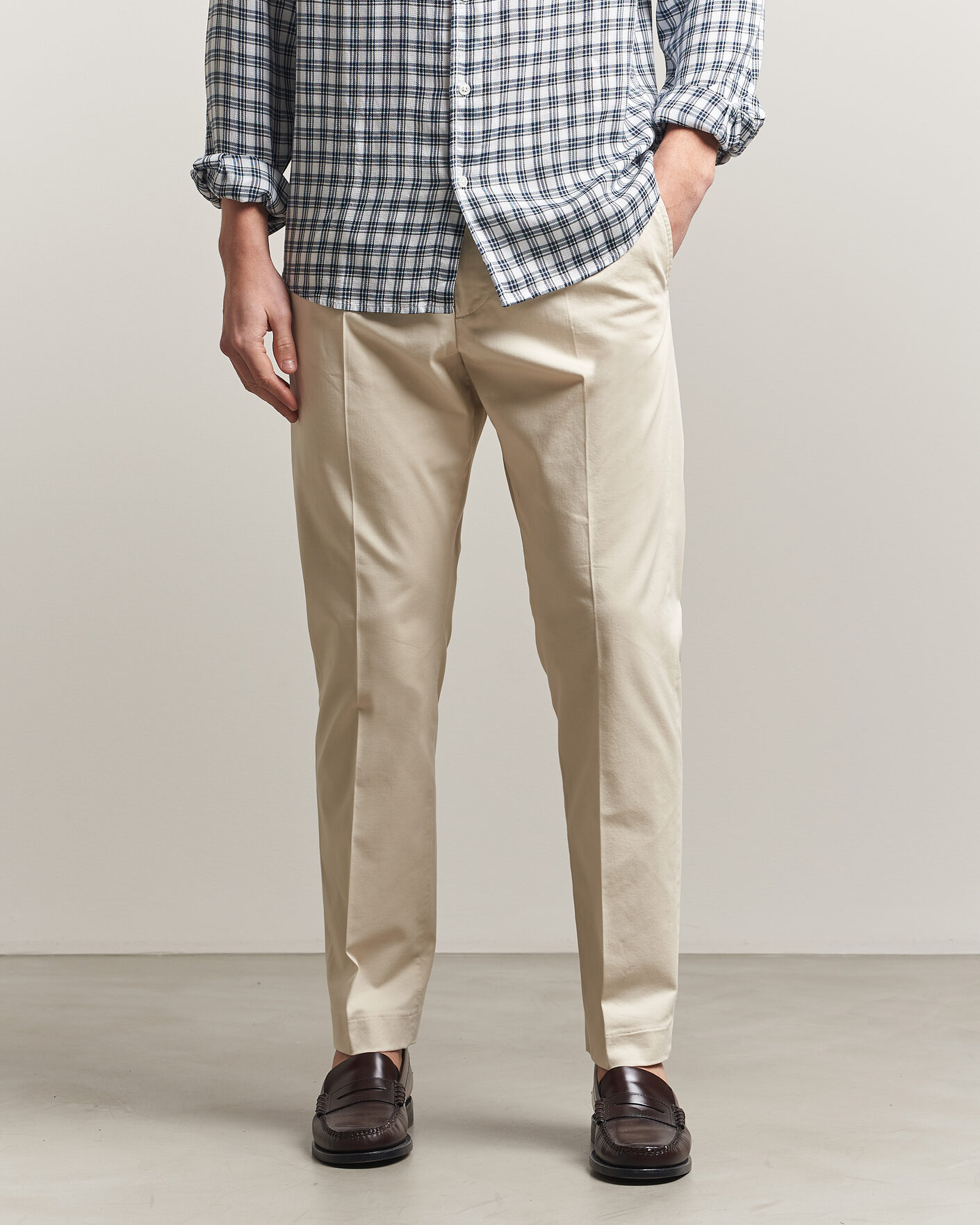 Herren | Hosen | NN07 | Bill Pleated Trousers Ivory