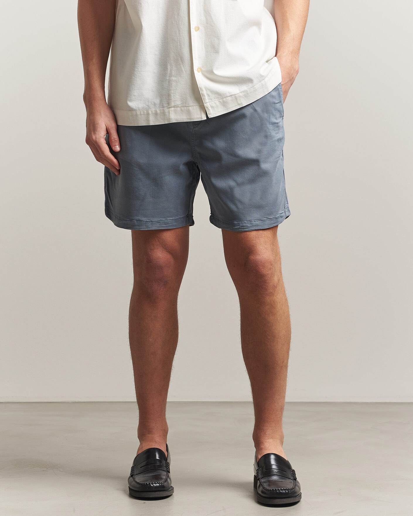 Herren | Shorts | NN07 | Gregor Drawstring Shorts Stone Blue