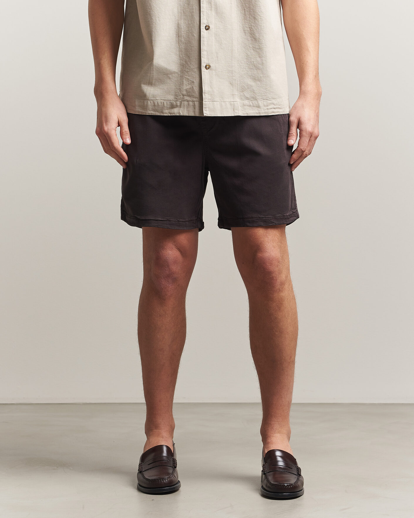 Herren | Shorts | NN07 | Gregor Drawstring Shorts Deep Truffle