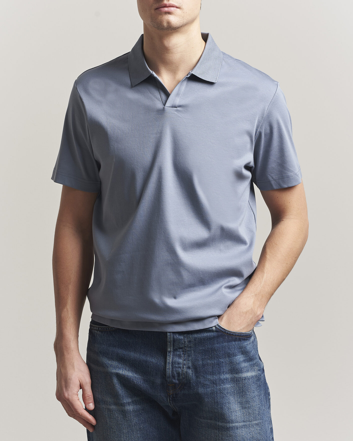 Herren | Poloshirts | NN07 | Paul Polo Stone Blue